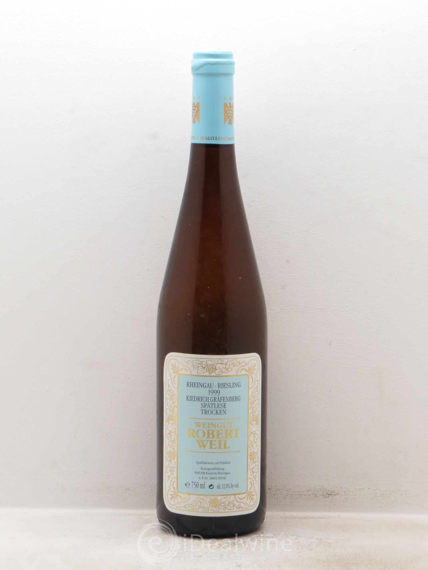 Riesling Riesling Kiedrich Grafensberg Grand Cru Robert Weil 1999 - Posten von 1 Flasche - 0