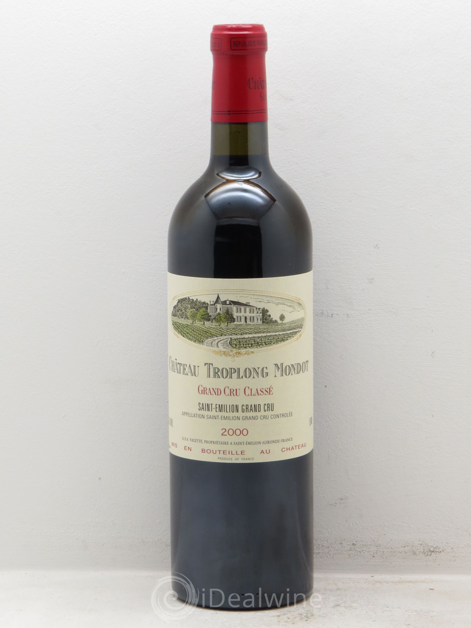 Château Troplong Mondot 1er Grand Cru Classé B 2000 - Lot de 12 bouteilles - 0