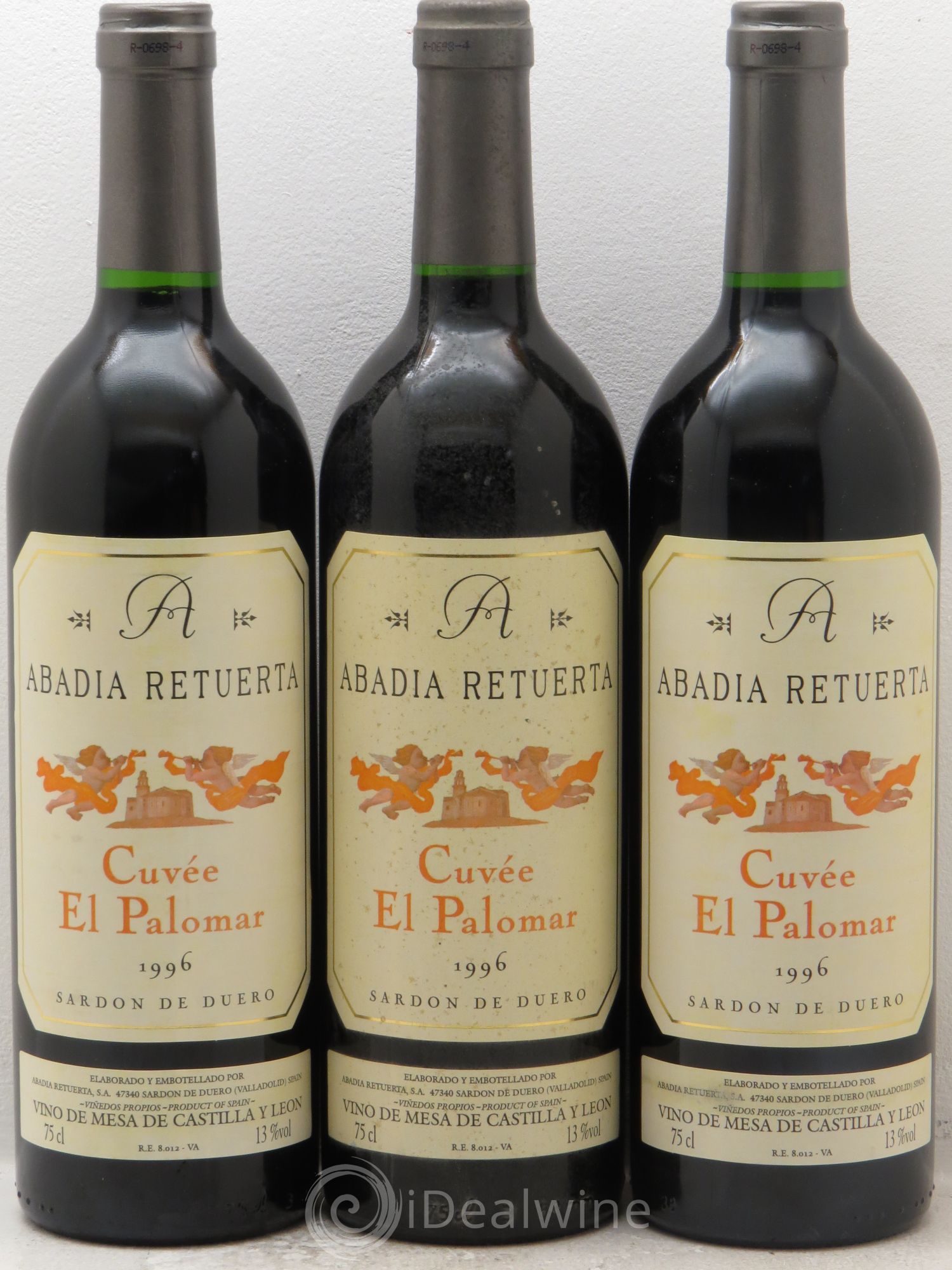Espagne Pago El Palomar Abadia Retuerta 1996 - Posten von 3 Flaschen - 0