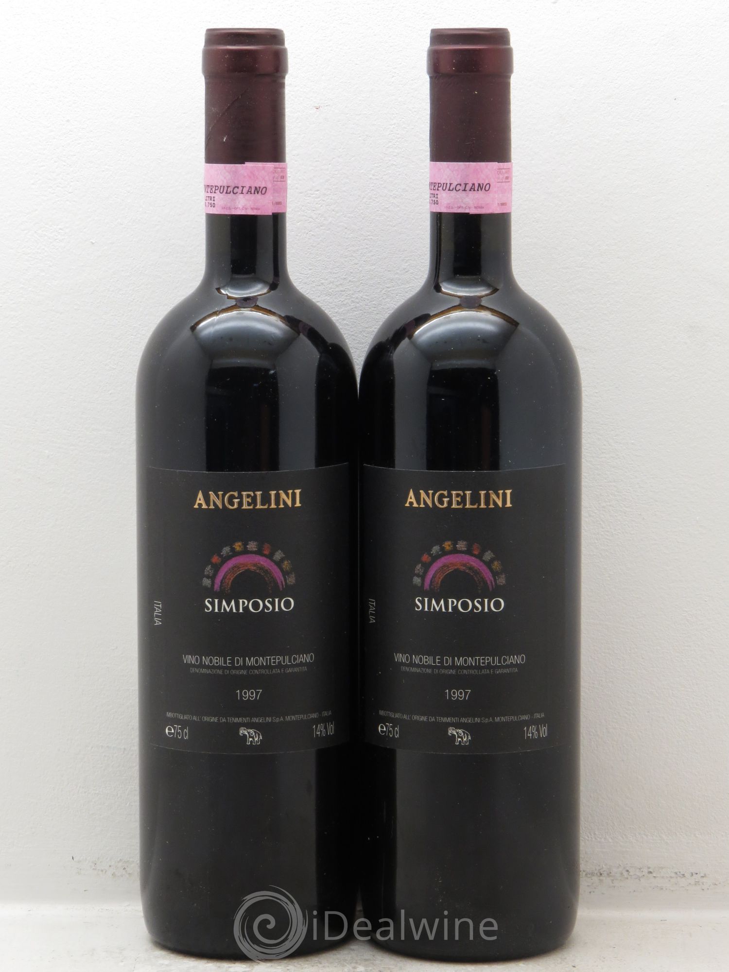 Vino Nobile di Montepulciano Simposio Tementini 1997 - Lot de 2 bouteilles - 0