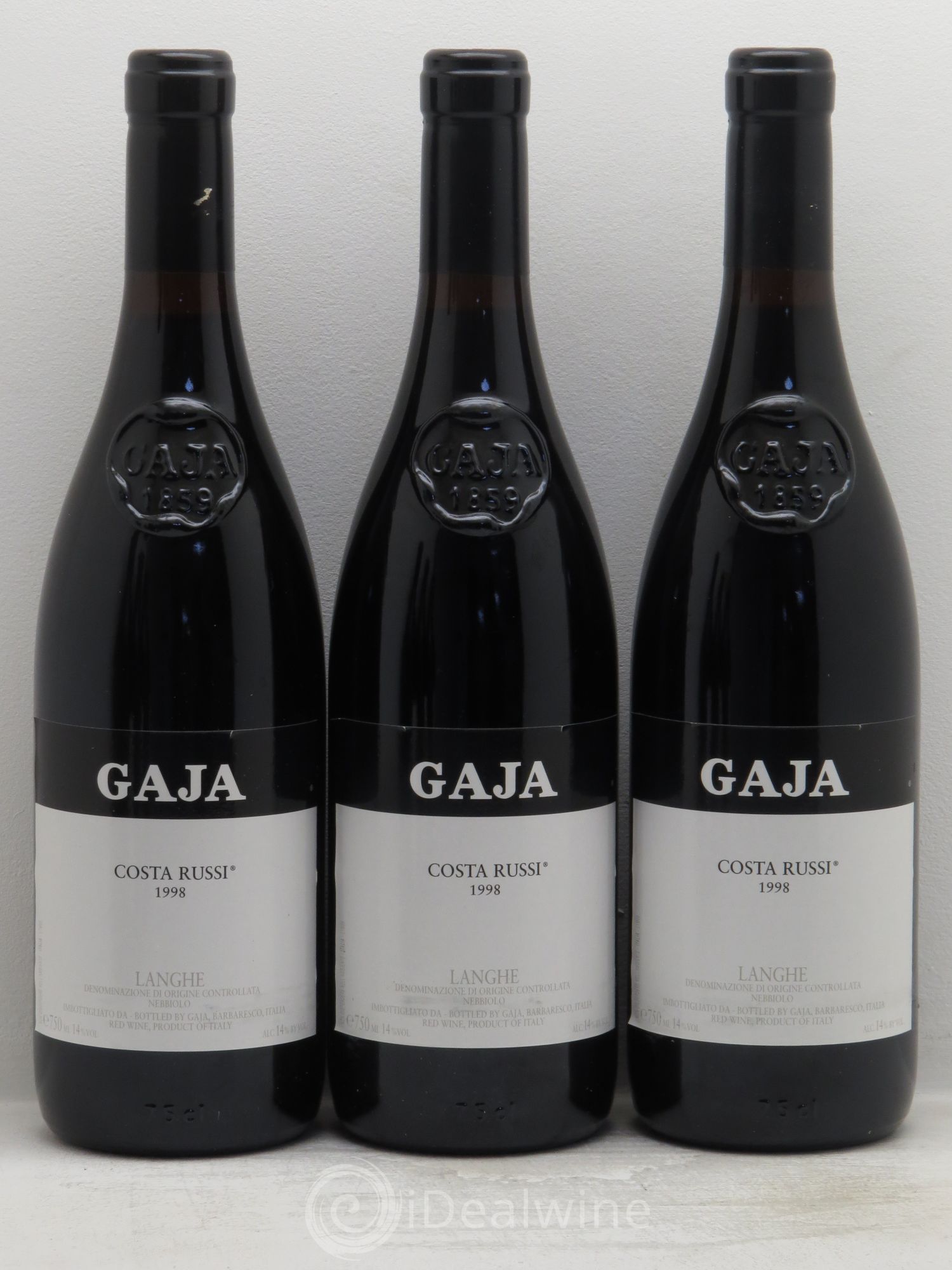 Barbaresco DOCG Costa Russi Angelo Gaja 1998 - Lot de 12 bouteilles - 4