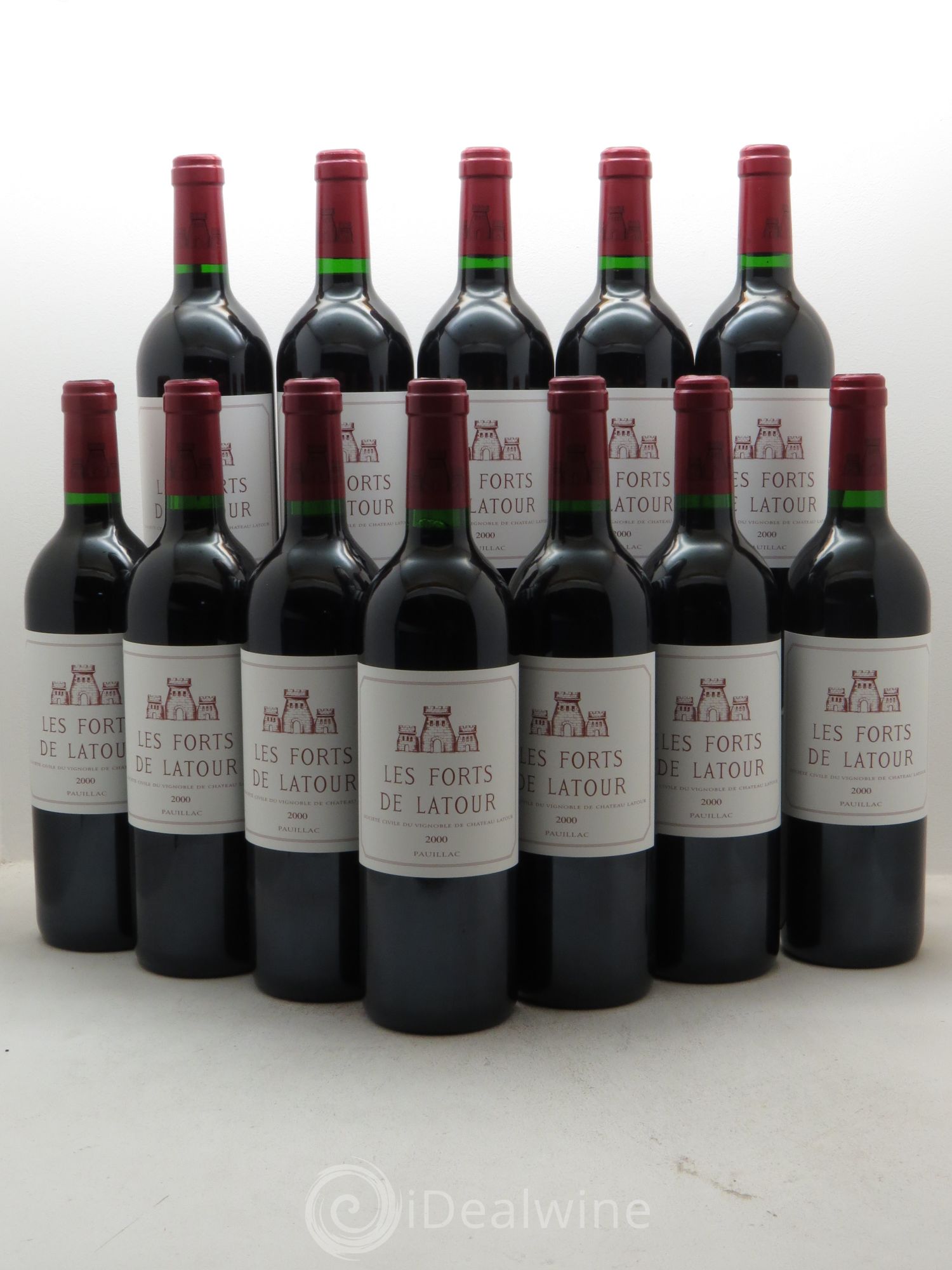 Les Forts de Latour Second Vin 2000 - Lot de 12 bouteilles - 0