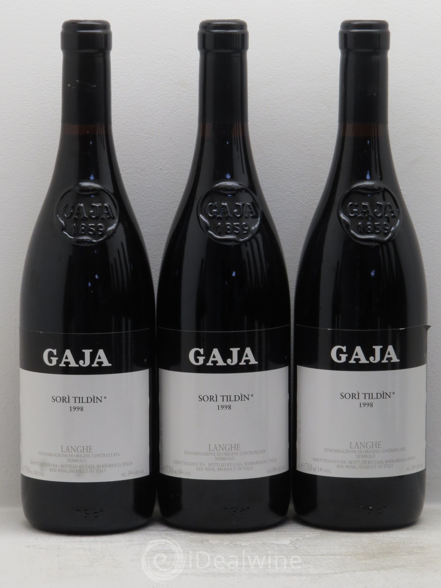 Langhe Sorì Tildìn Gaja 1998 - Lot de 12 bouteilles - 2