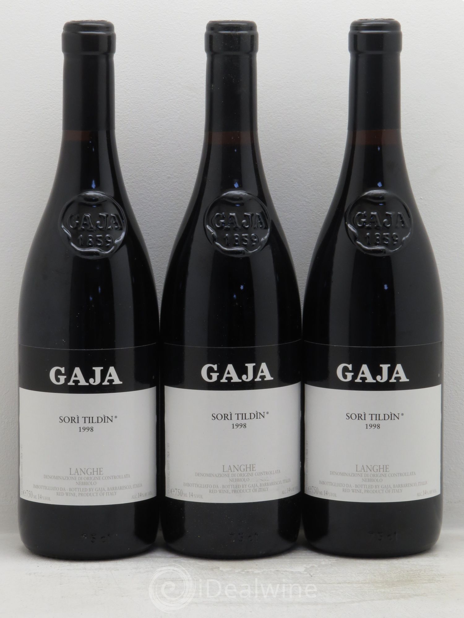 Langhe Sorì Tildìn Gaja 1998 - Lot de 12 bouteilles - 4
