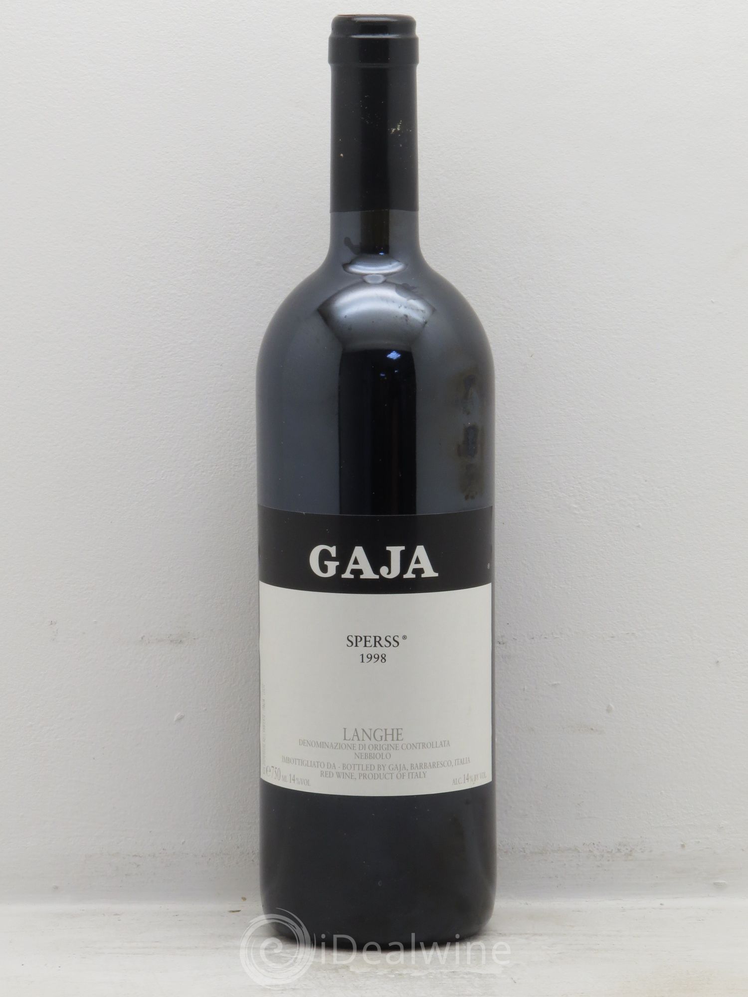 Barolo DOCG Sperss Angelo Gaja 1998 - Lot de 1 bouteille - 0