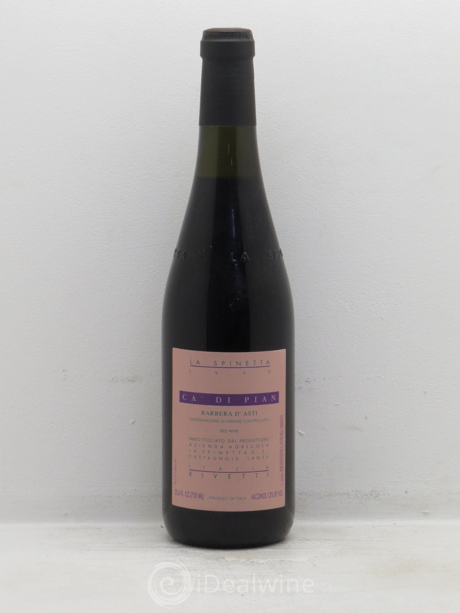 Italie Barbera d'Asti Ca di Pian La Spinetta 1999 - Posten von 1 Flasche - 0