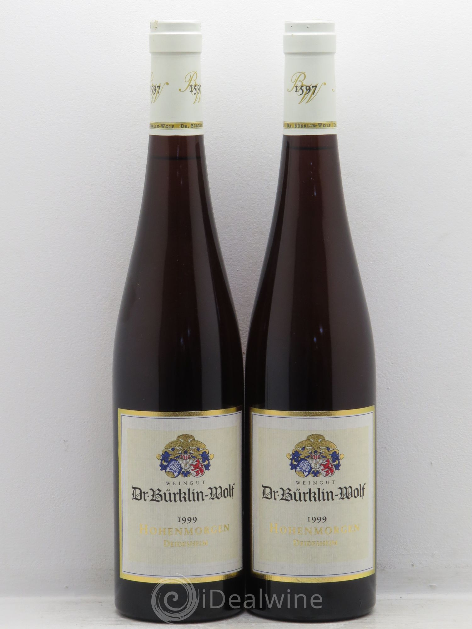 Riesling Hohenmorgen Diedesheim Burklin Wolf 1999 - Posten von 2 Flaschen - 0