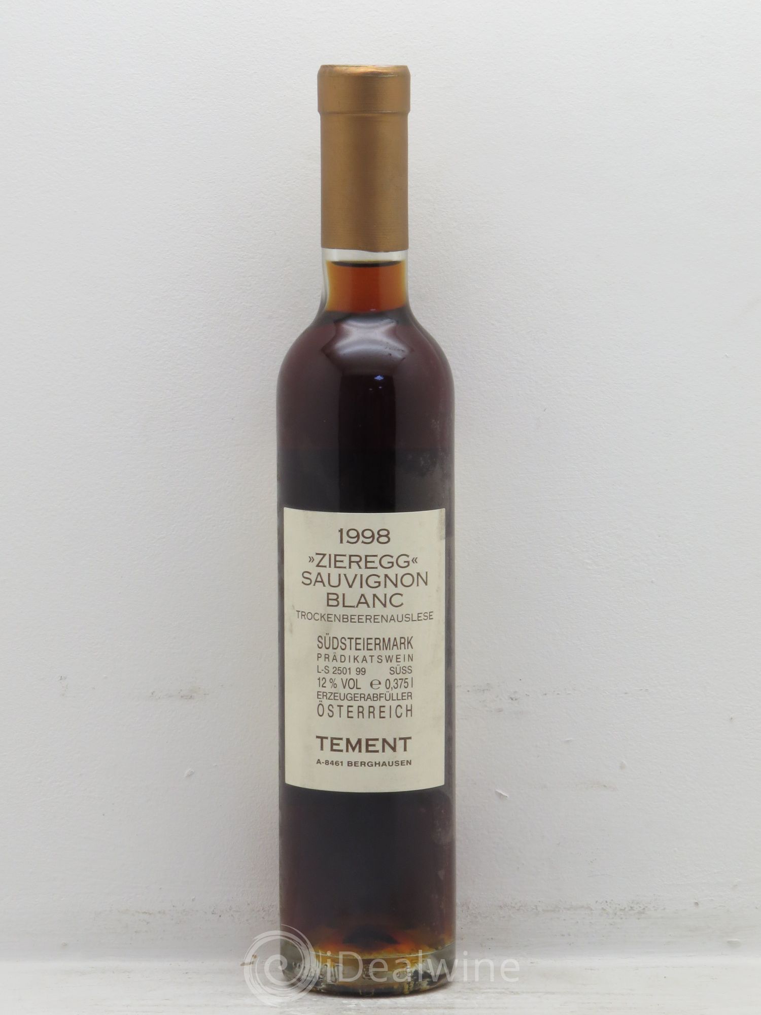 Autriche Trockenbeerenauslese 1998 - Posten von 1 Demi-Flasche - 1