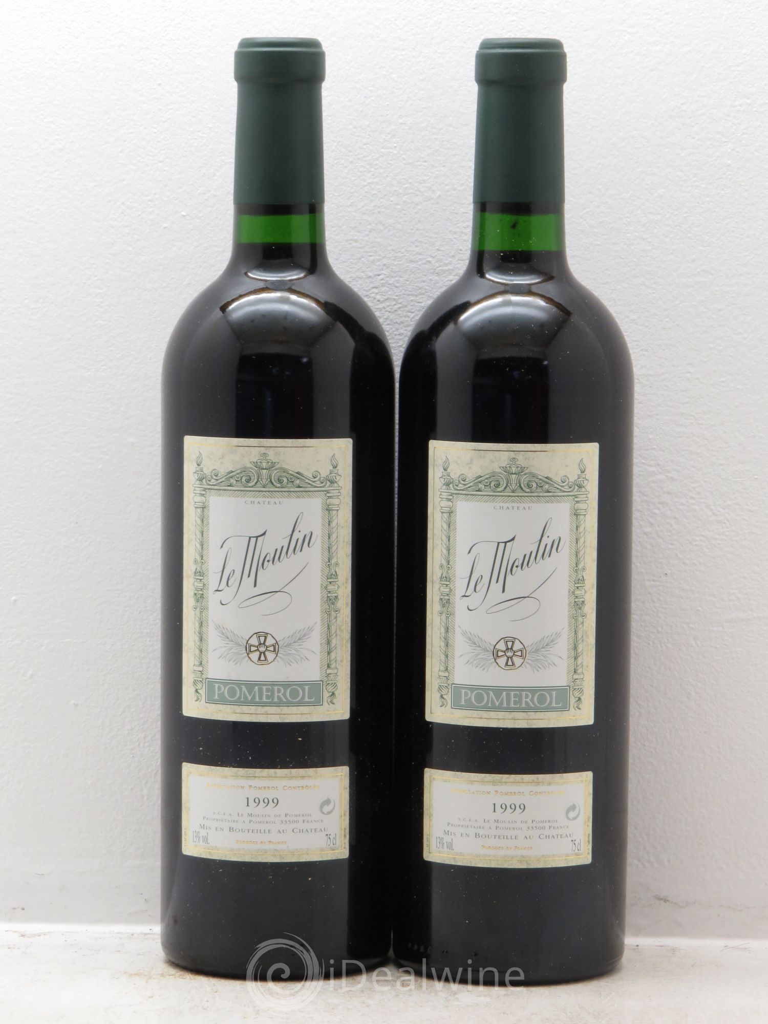 Château le Moulin 1999 - Lot de 2 bouteilles - 0