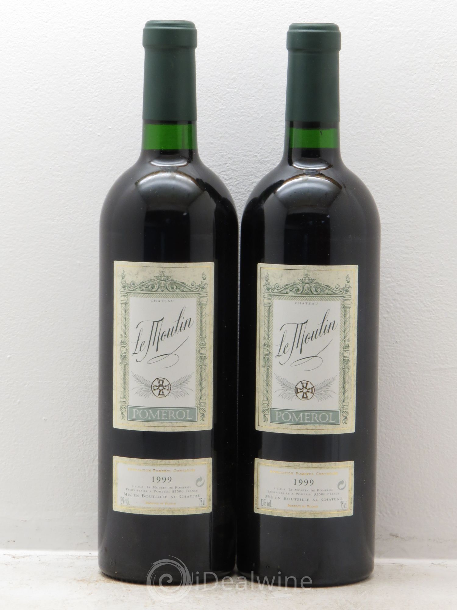 Château le Moulin 1999 - Lot de 2 bouteilles - 0