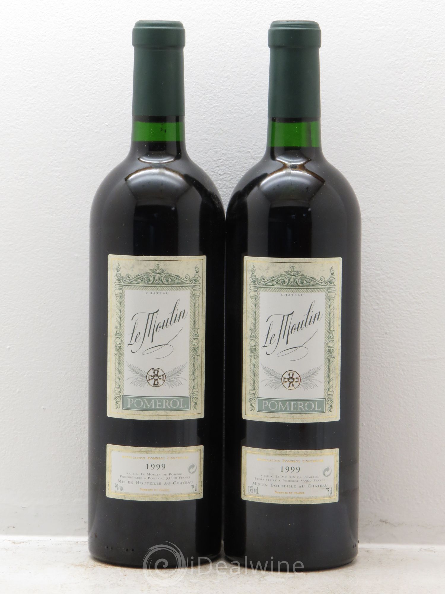 Château le Moulin 1999 - Lot de 2 bouteilles - 0