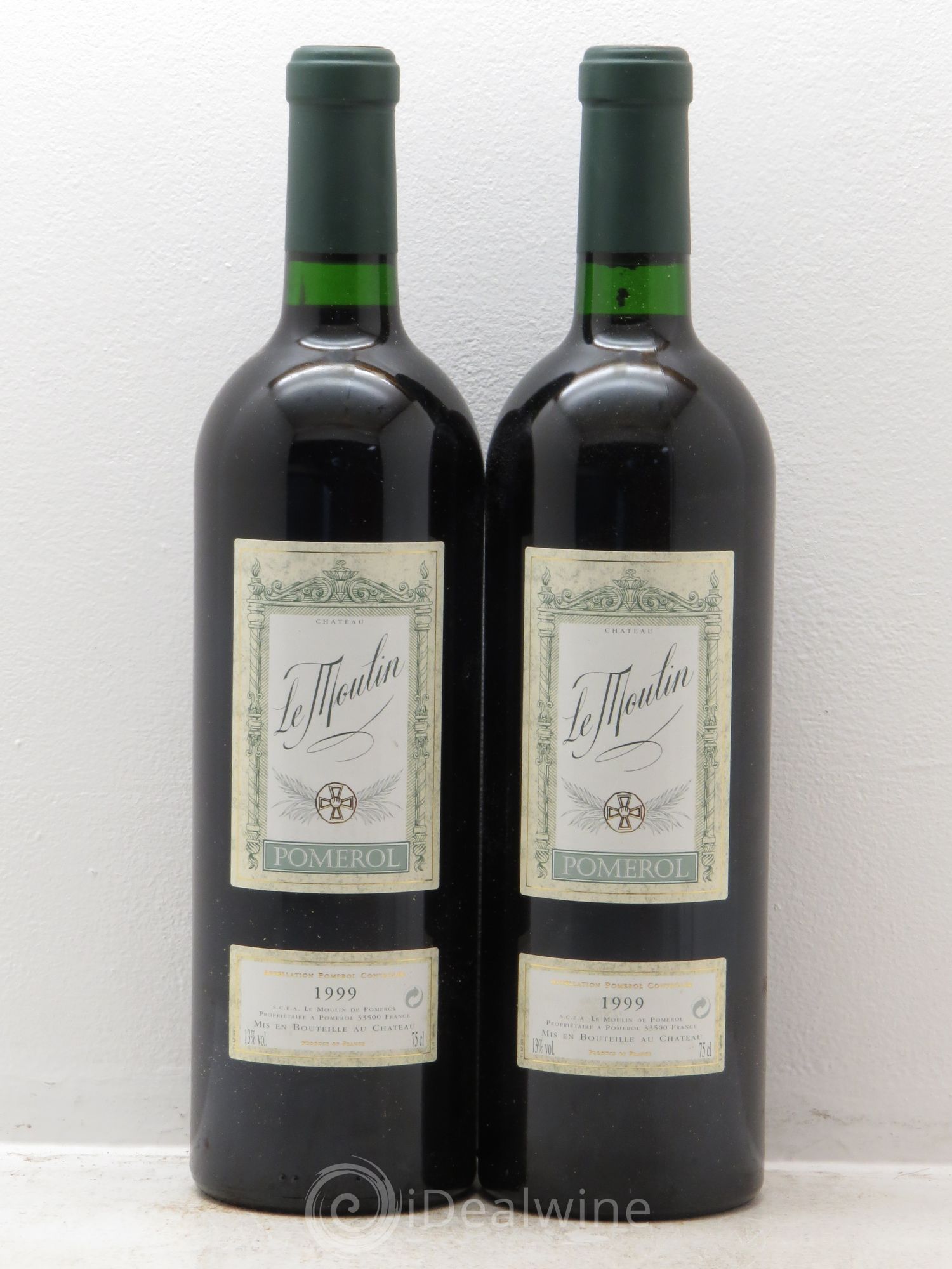 Château le Moulin 1999 - Lot de 2 bouteilles - 0