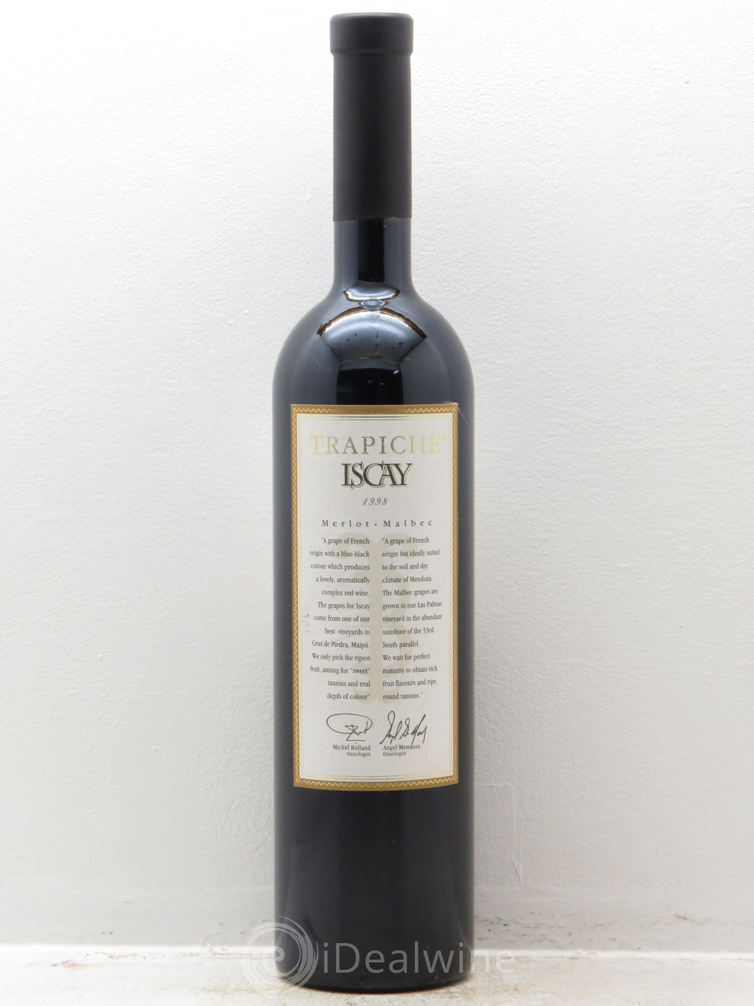 Mendoza Merlot Malbec Iscay Trapiche 1996 - Posten von 1 Flasche - 0