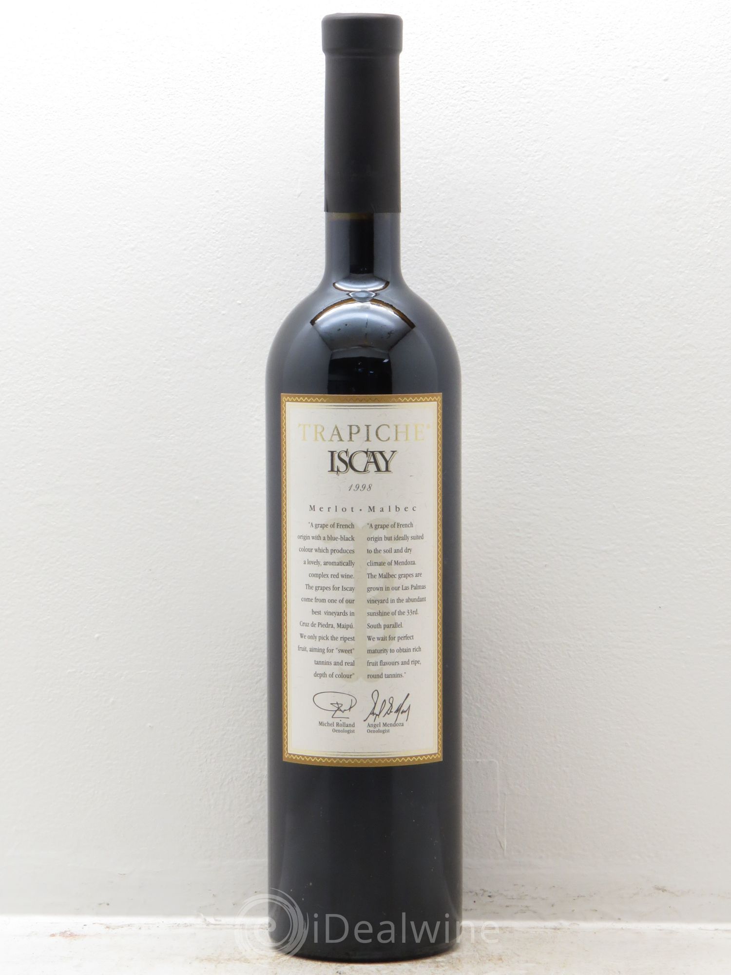 Mendoza Merlot Malbec Iscay Trapiche 1996 - Posten von 1 Flasche - 0