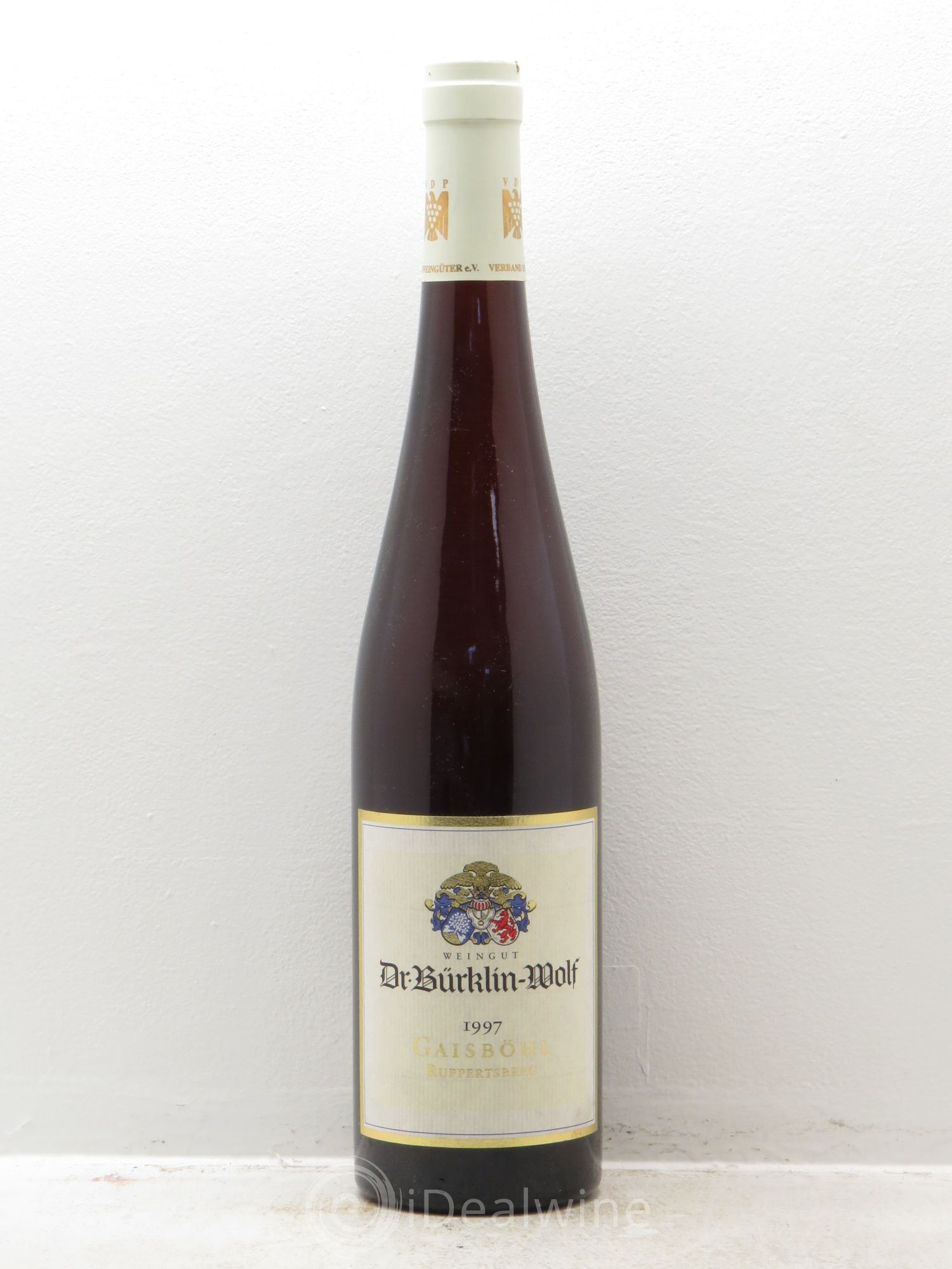 Riesling Gaisbhôl Ruppertsberg Granc Cru Spatlese Burklin Wolf Blanc 1997 - Posten von 1 Flasche - 0