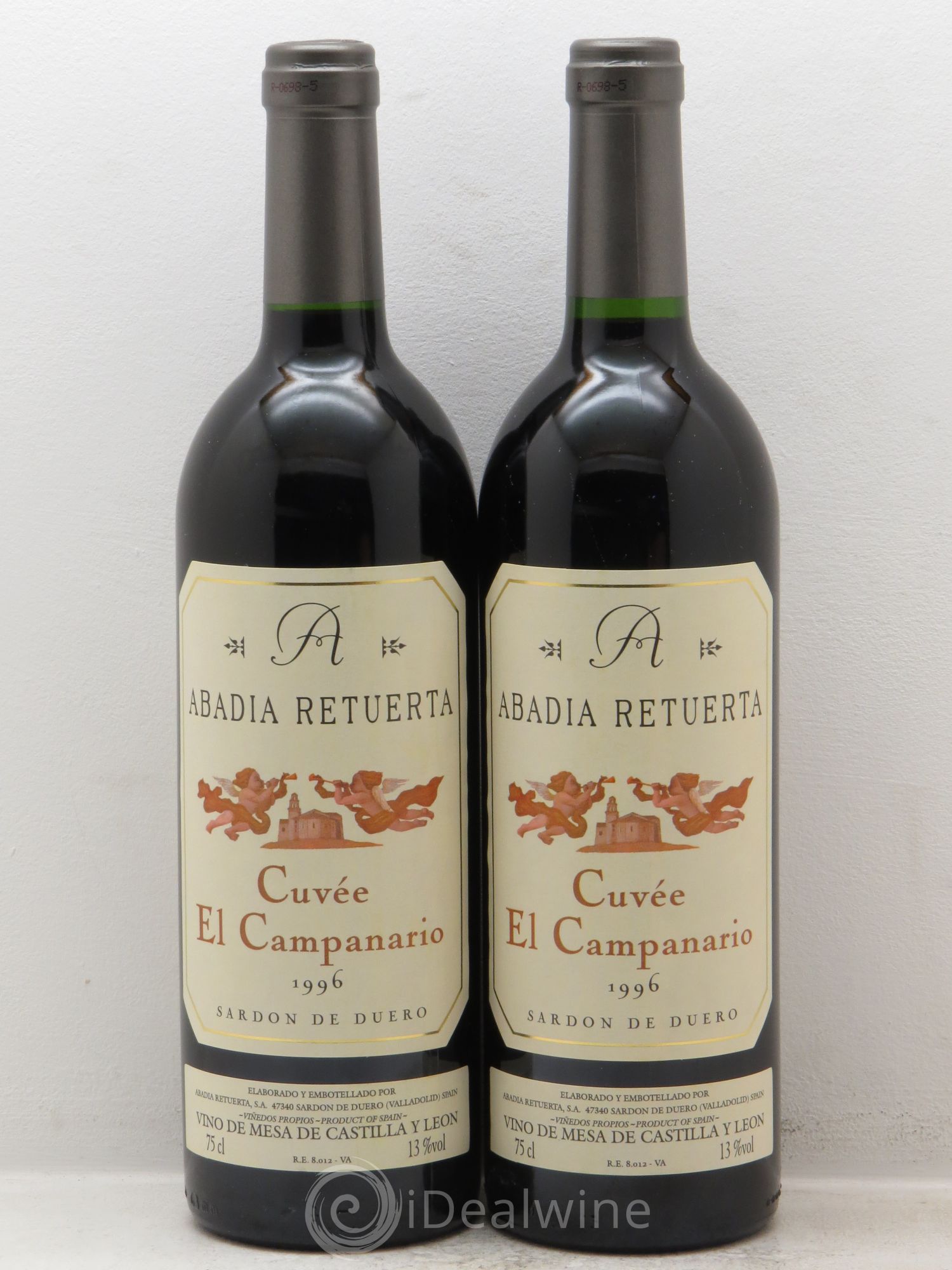 Espagne Pago el Campanario Abadia Retuerta Sardon de Duero 1996 - Posten von 2 Flaschen - 0