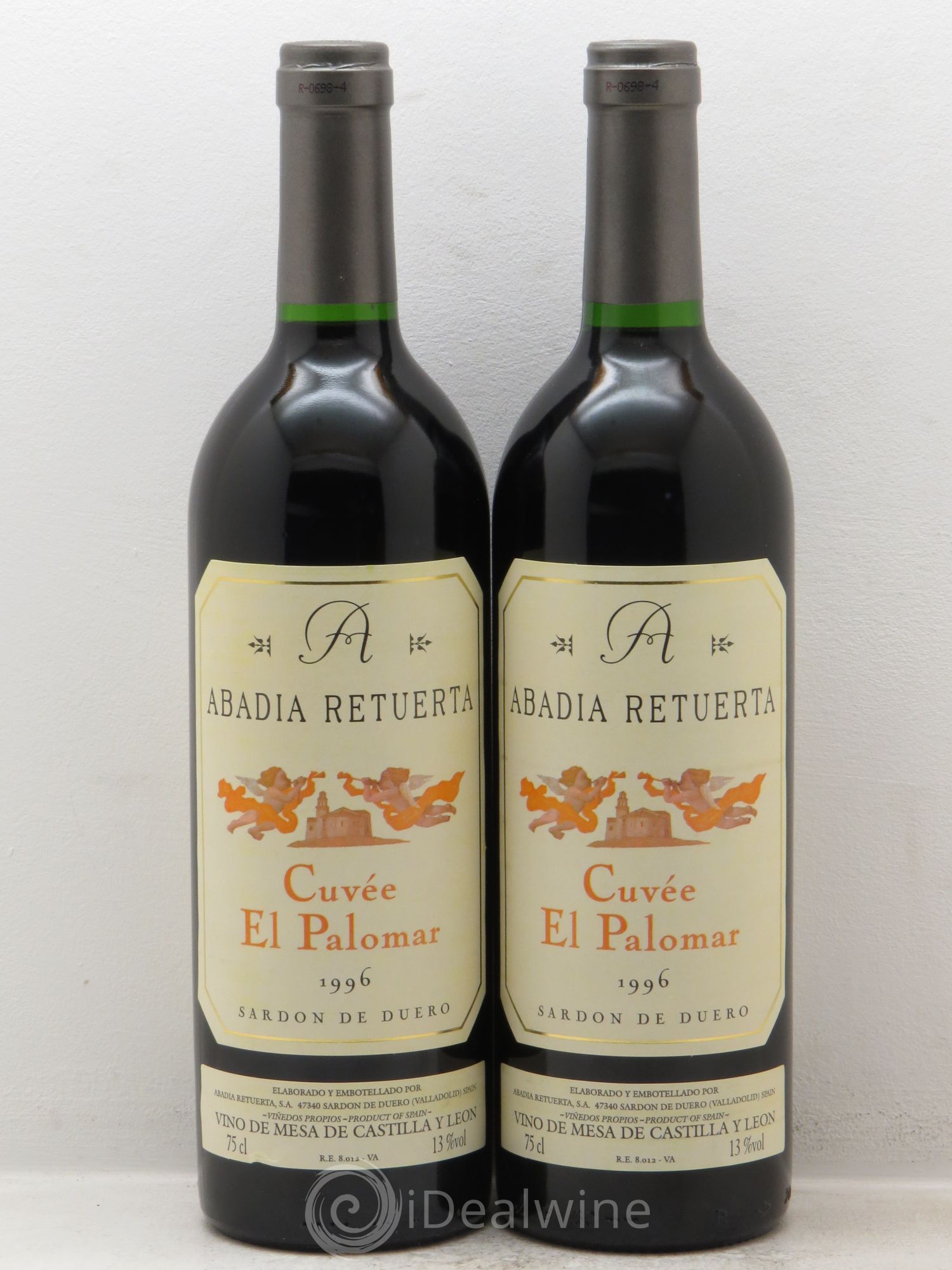 Espagne Pago el Palomar Abadia Retuerta Sardon de Duero 1996 - Posten von 2 Flaschen - 0