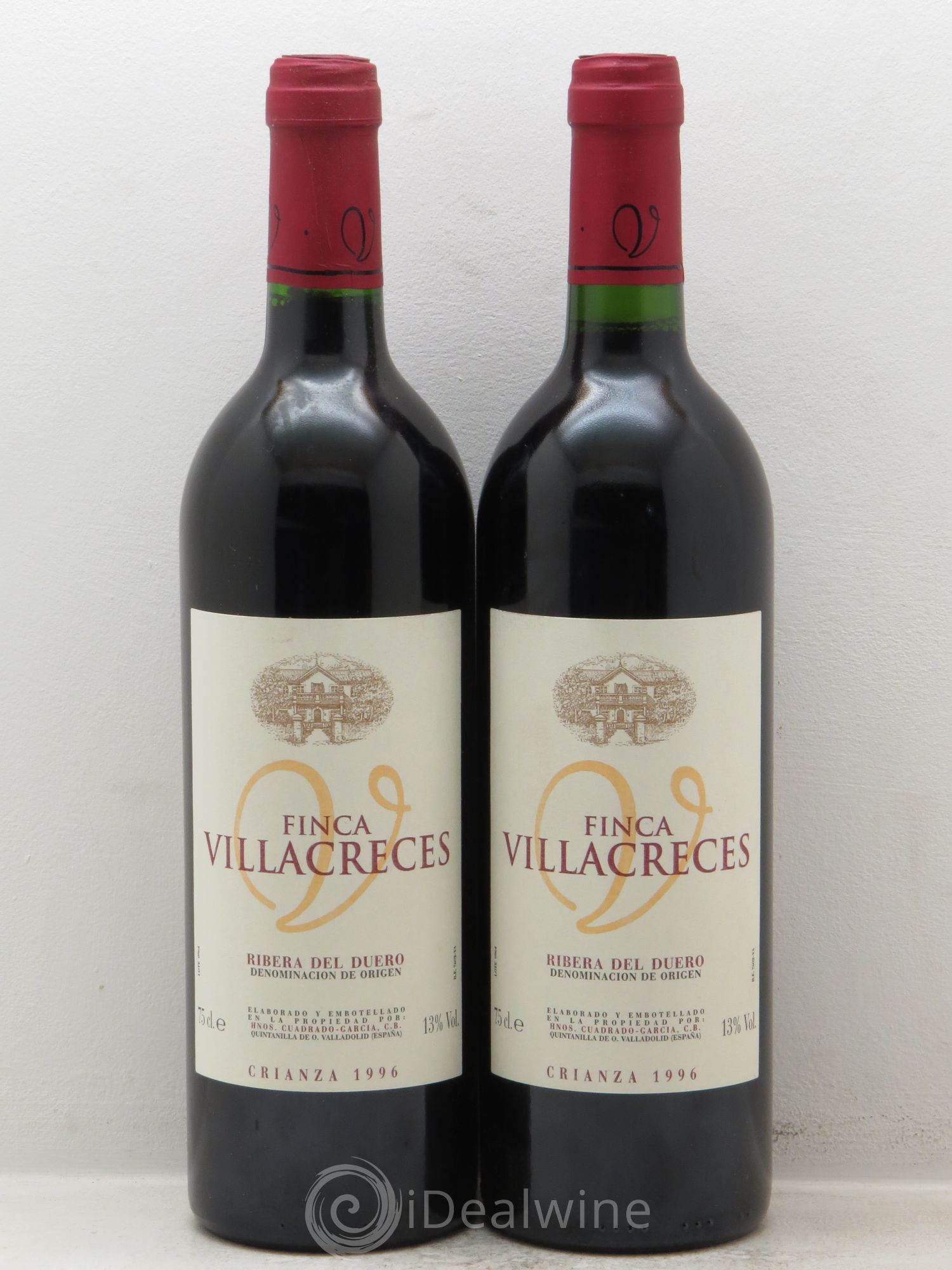 Ribera Del Duero DO Crianza Finca Villacreces 1996 - Posten von 2 Flaschen - 0