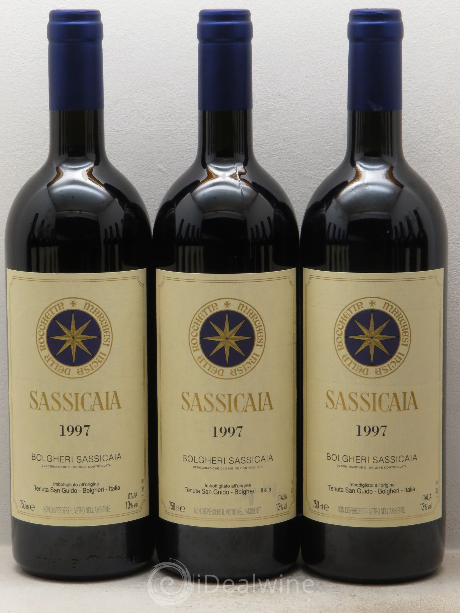 Bolgheri DOC Sassicaia Tenuta San Guido 1997 - Lot de 12 bouteilles - 1