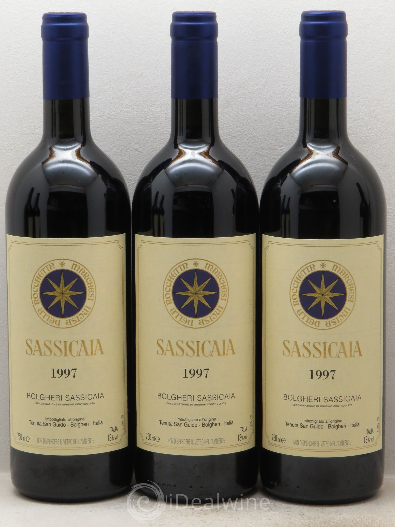 Bolgheri DOC Sassicaia Tenuta San Guido 1997 - Lot de 12 bouteilles - 3