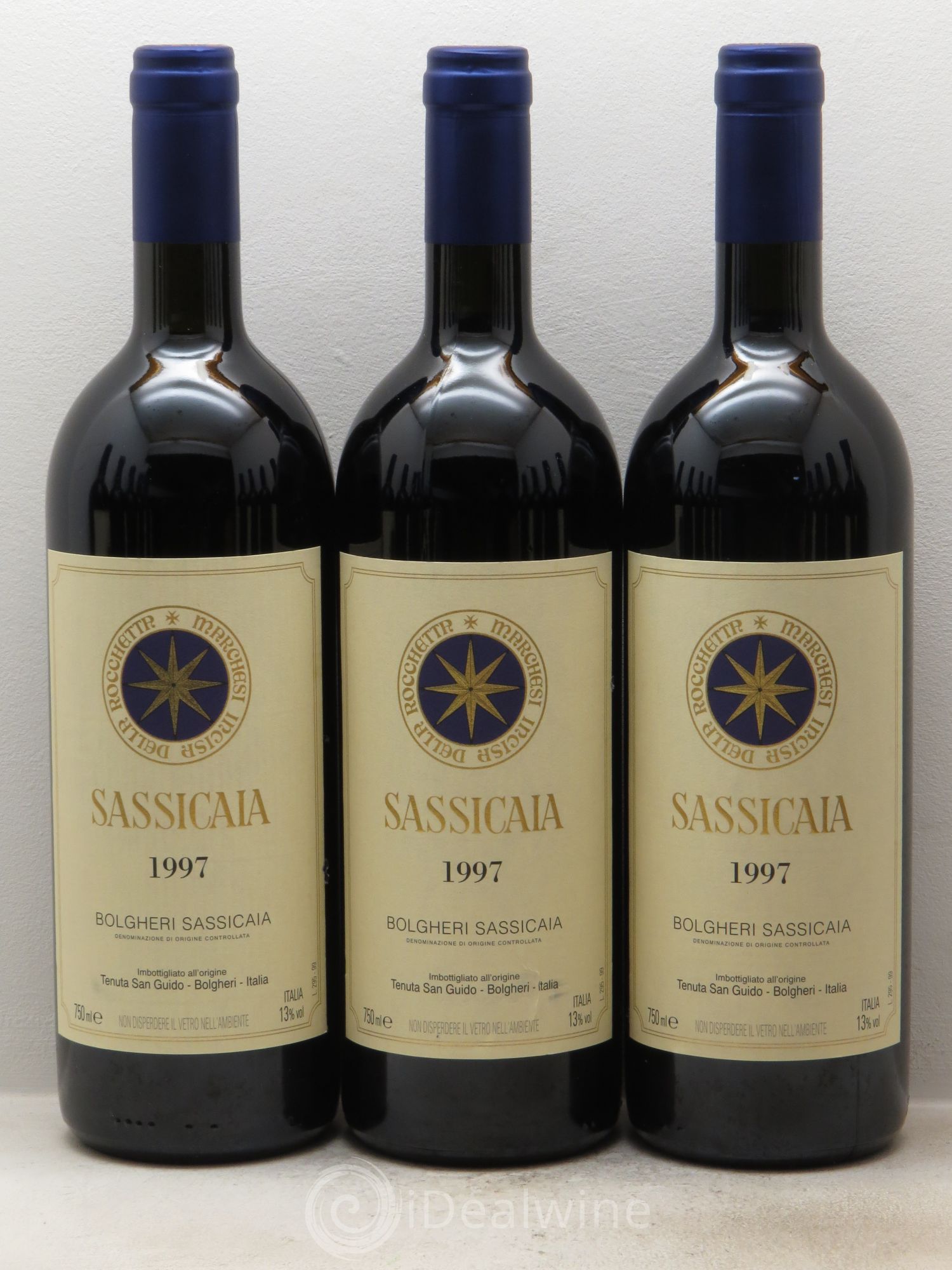 Bolgheri DOC Sassicaia Tenuta San Guido 1997 - Lot de 12 bouteilles - 1