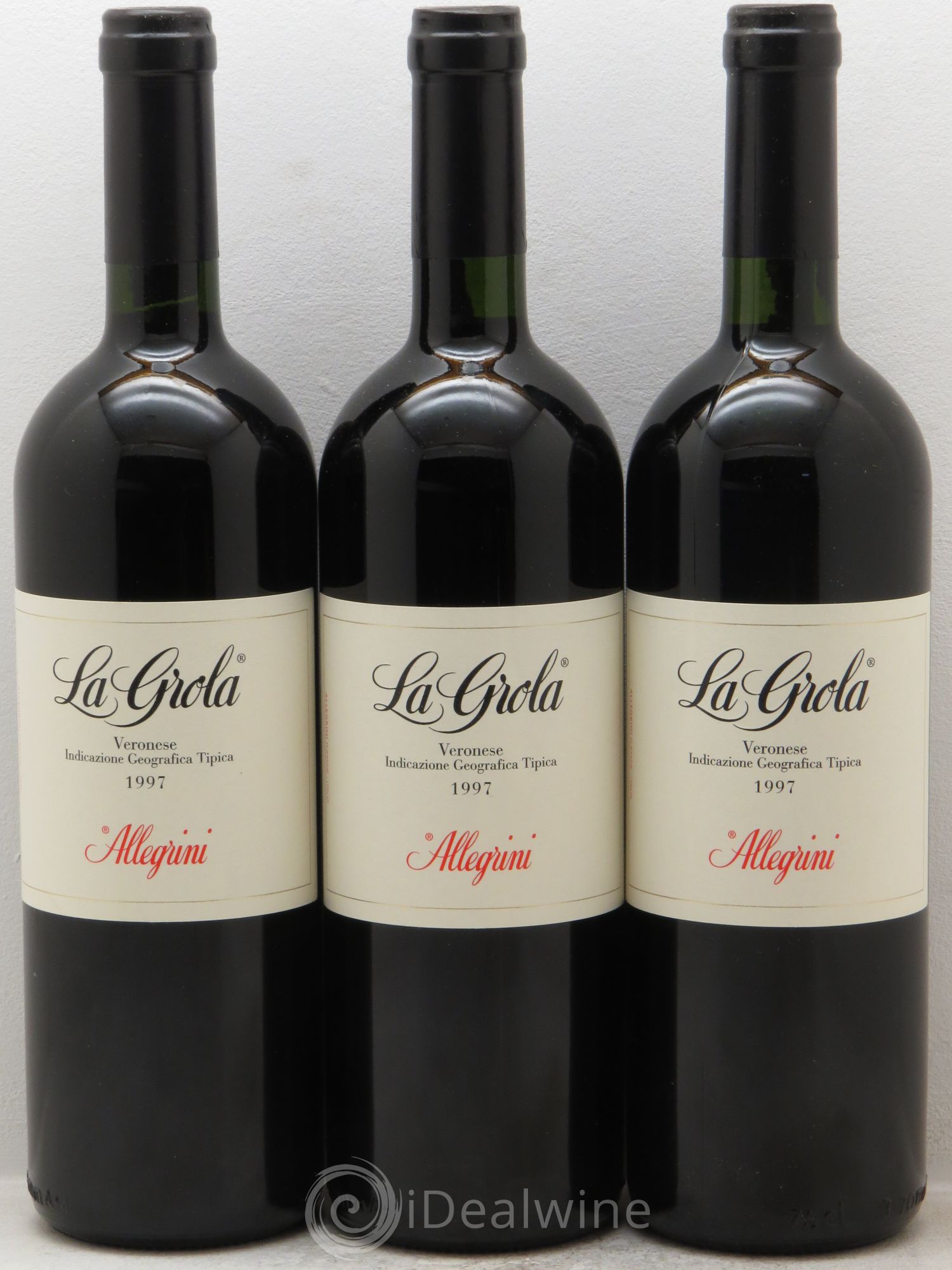 Italie Veronese IGT la Grola Allegrini 1997 - Posten von 3 Flaschen - 0