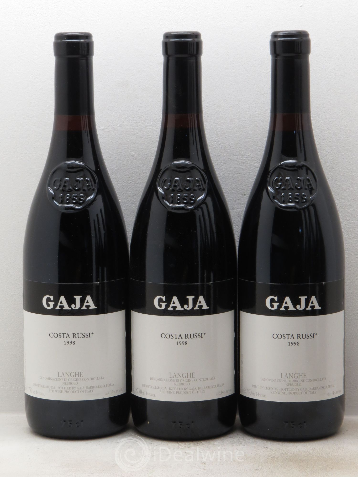 Langhe DOC Nebbiolo Costa Russi Angelo Gaja 1998 - Posten von 12 Flaschen - 3