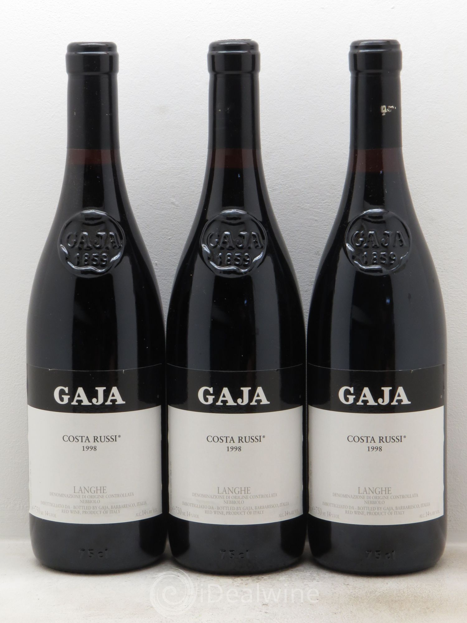 Langhe DOC Nebbiolo Costa Russi Angelo Gaja 1998 - Posten von 12 Flaschen - 4