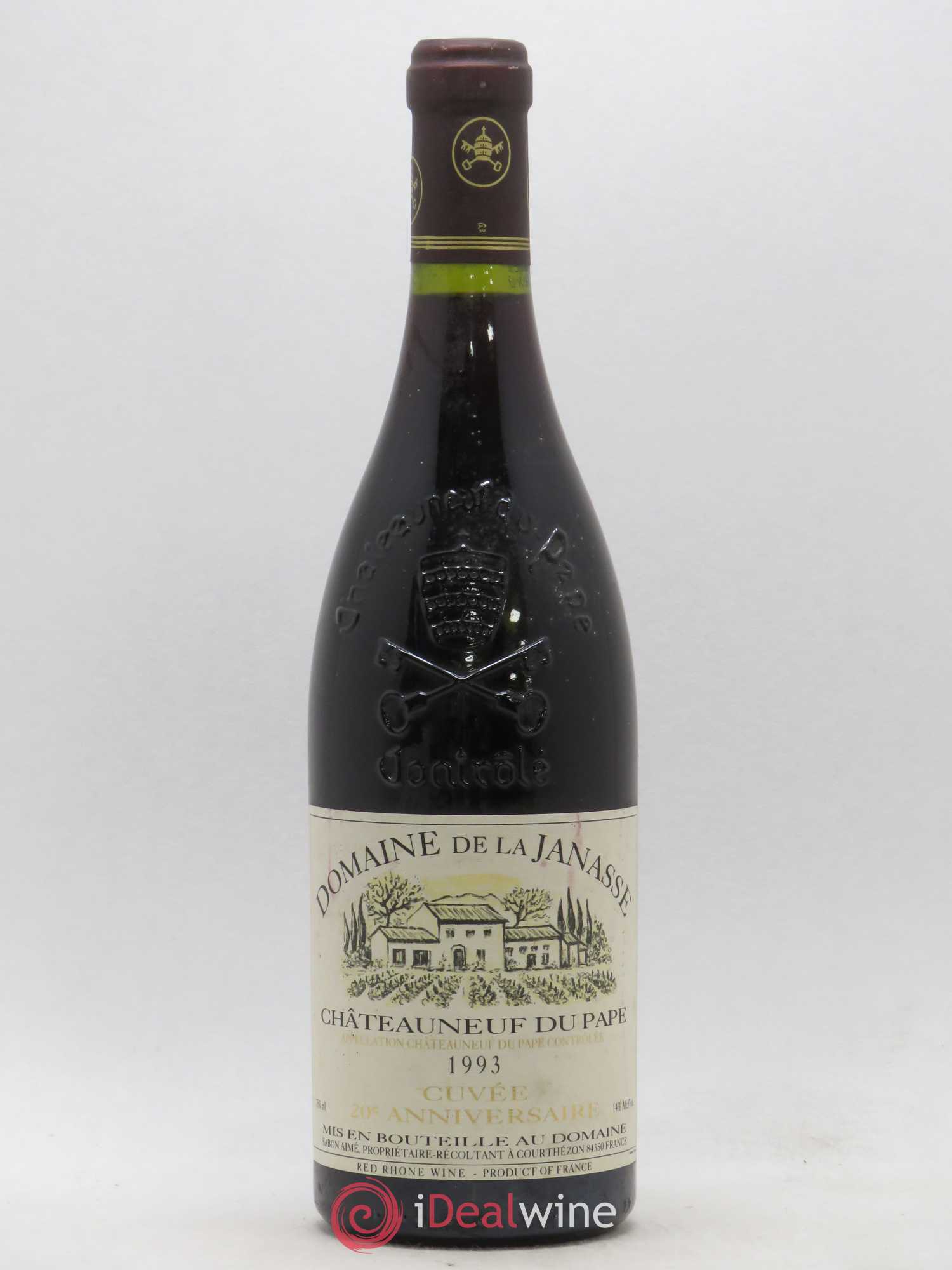 Châteauneuf-du-Pape La Janasse (Domaine de) Cuvée 20ème Anniversaire 1993 - Lotto di 1 bottiglia - 0