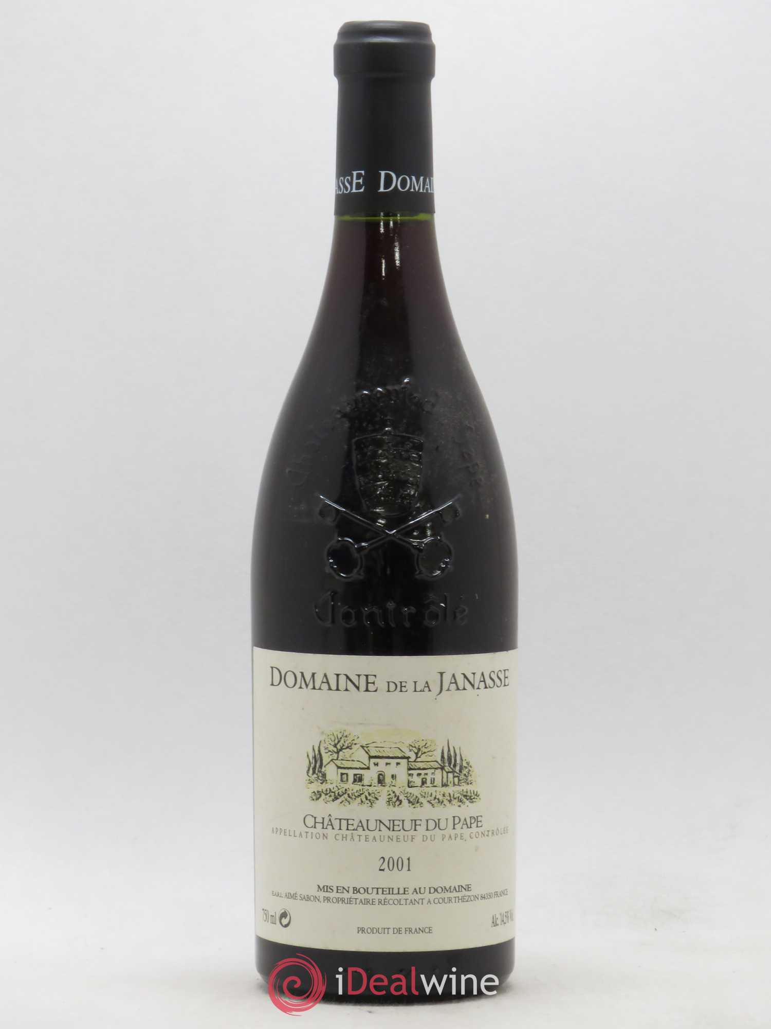 Châteauneuf-du-Pape La Janasse (Domaine de) 2001 - Lot de 1 bouteille - 0
