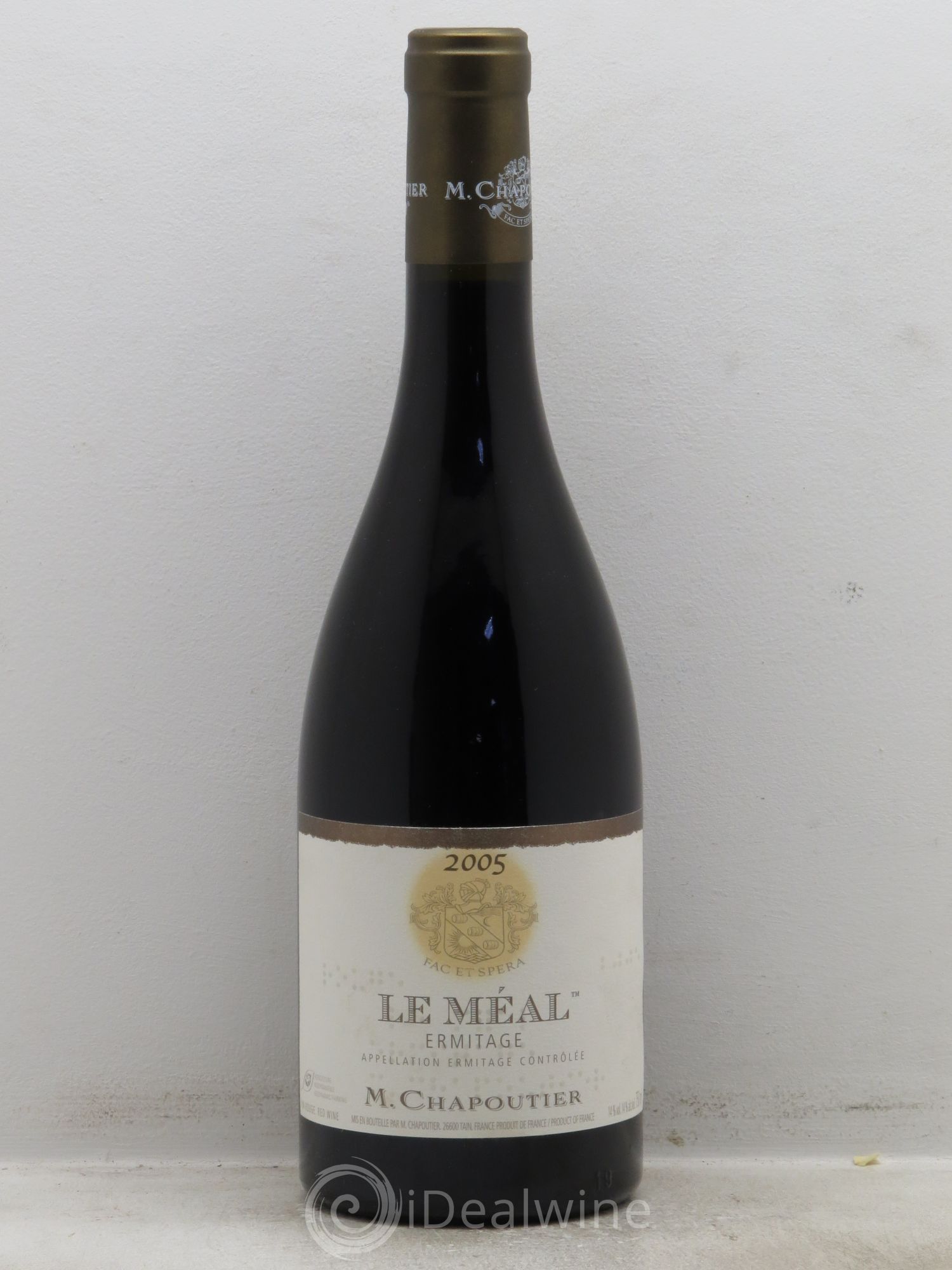 Hermitage Ermitage Le Méal Chapoutier 2005 - Lot de 1 bouteille - 0