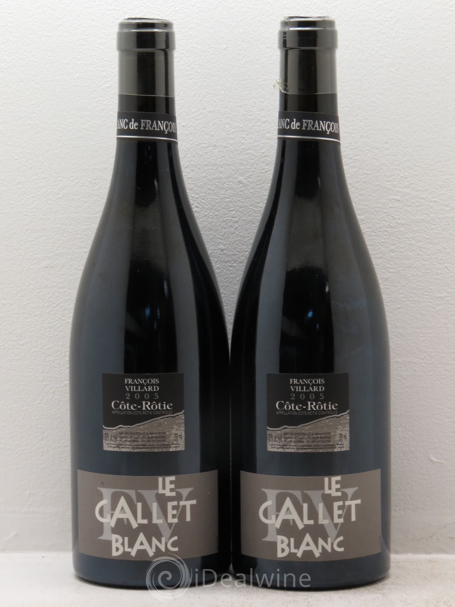Côte-Rôtie Le Gallet Blanc François Villard 2005 - Lot de 2 bouteilles - 0