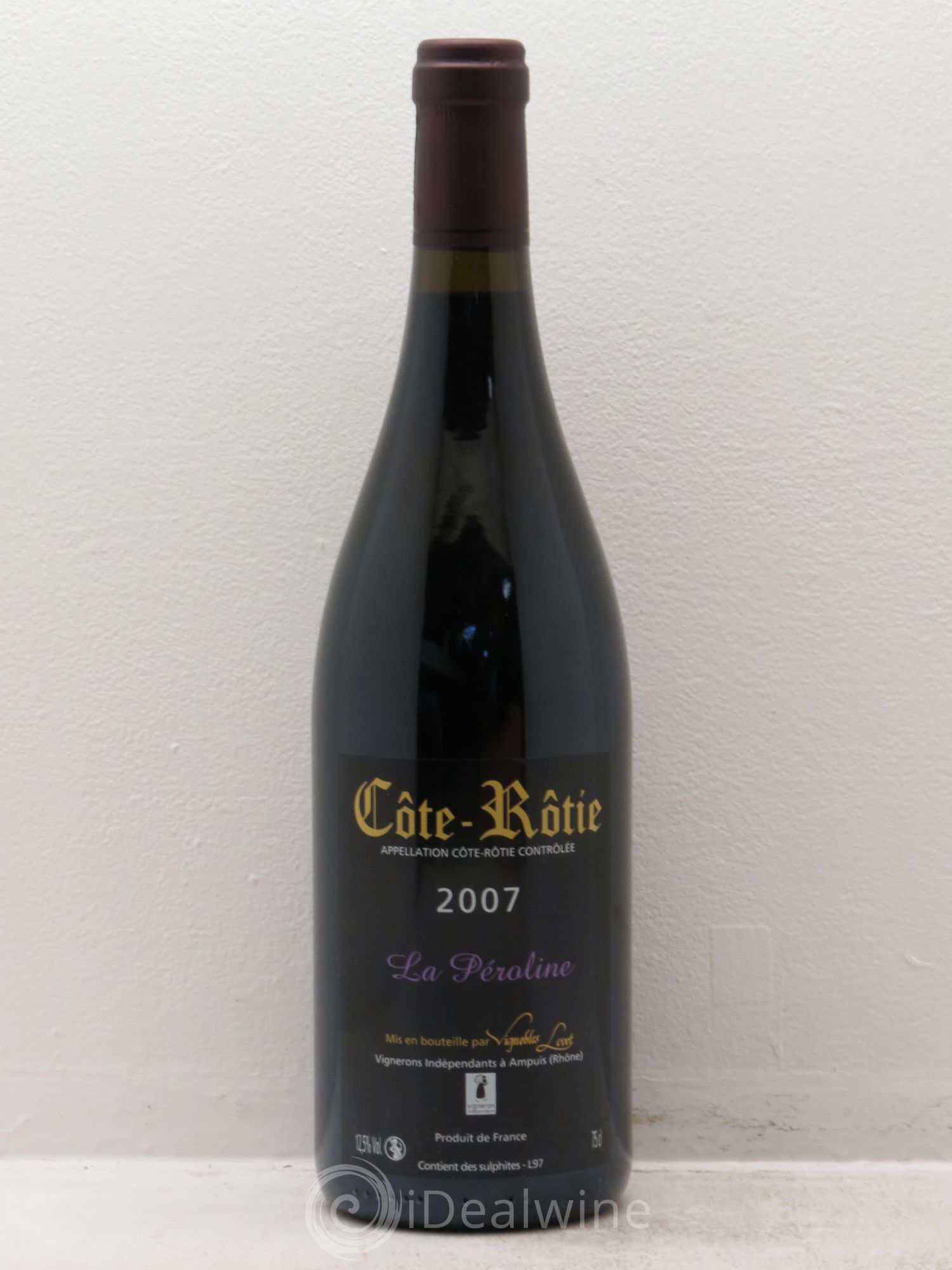 Côte-Rôtie La Péroline Vignobles Levet 2007 - Lot de 1 bouteille - 1