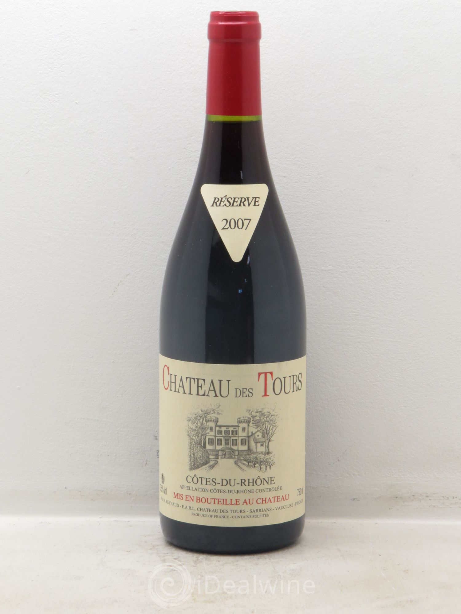 Côtes-du-Rhône Château des Tours Emmanuel Reynaud 2007 - Lot de 1 bouteille - 0
