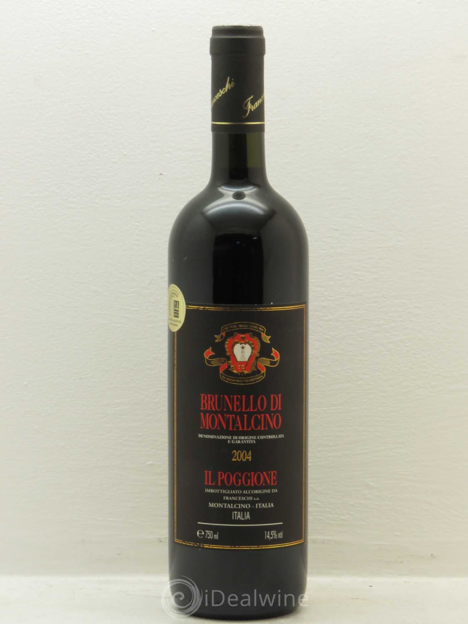 Brunello di Montalcino DOCG Il Poggione Lavinio Franceschi 2004 - Lot de 1 bouteille - 0
