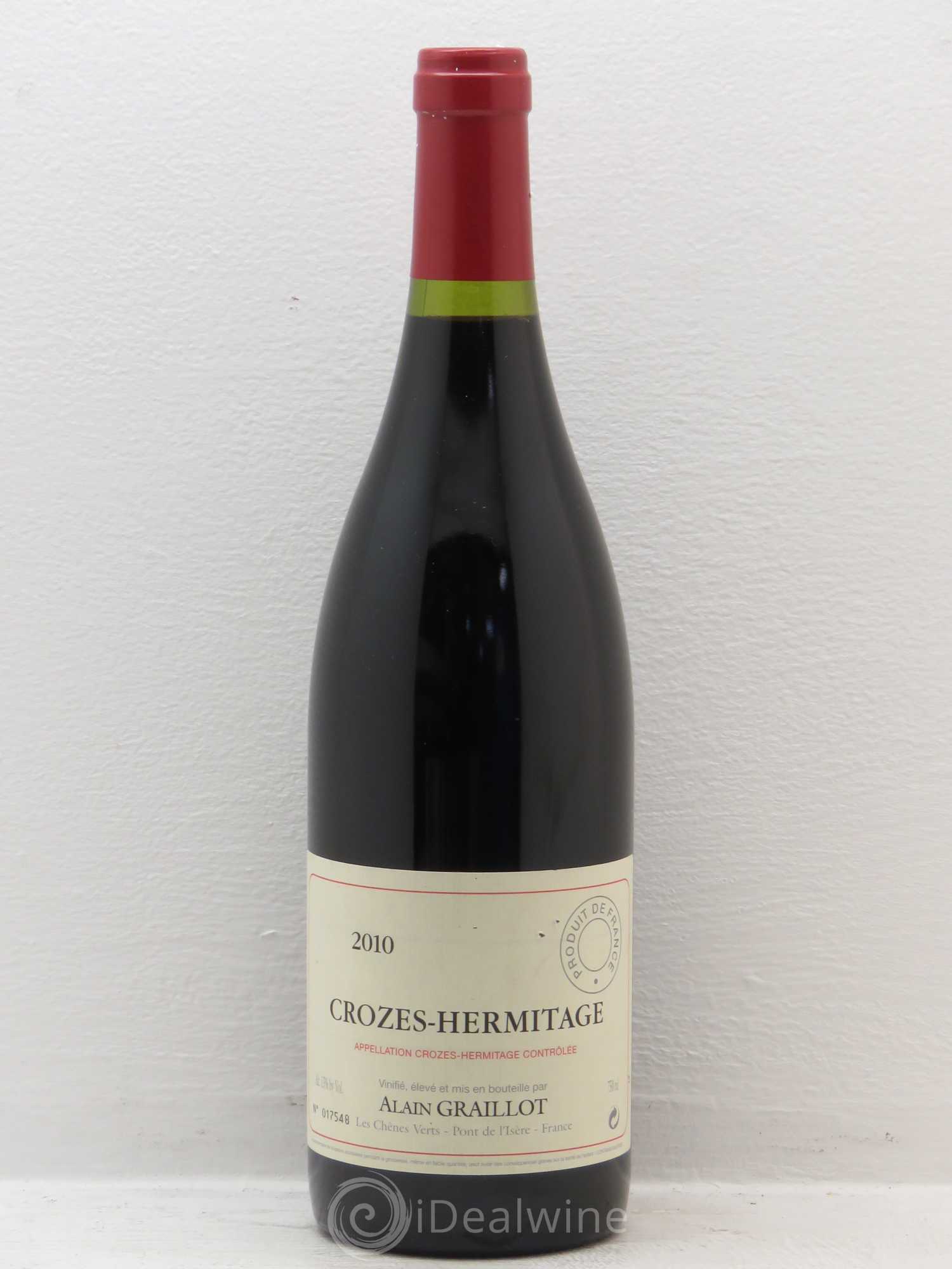 Crozes-Hermitage Domaine Graillot 2010 - Lot de 1 bouteille - 0