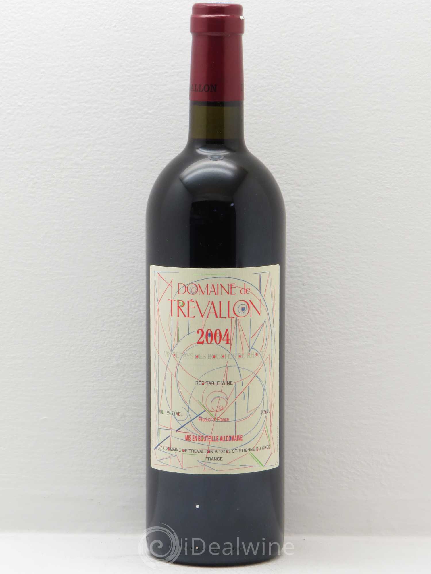 VDP Bouches du Rhône Trévallon (Domaine de) Eloi Dürrbach 2004 - Lot de 1 bouteille - 0