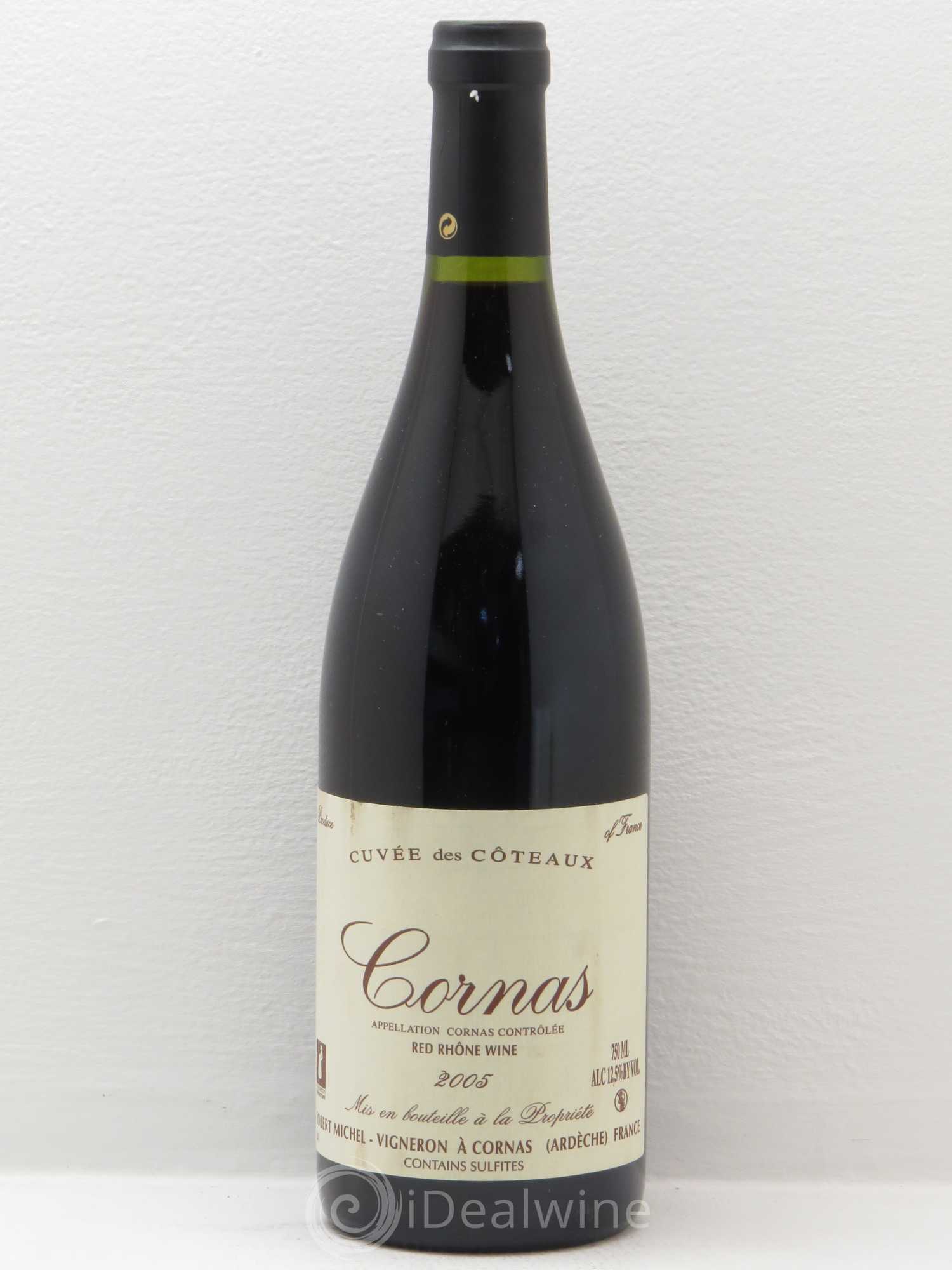 Cornas Cuvée des Coteaux Robert Michel 2005 - Lot de 1 bouteille - 0