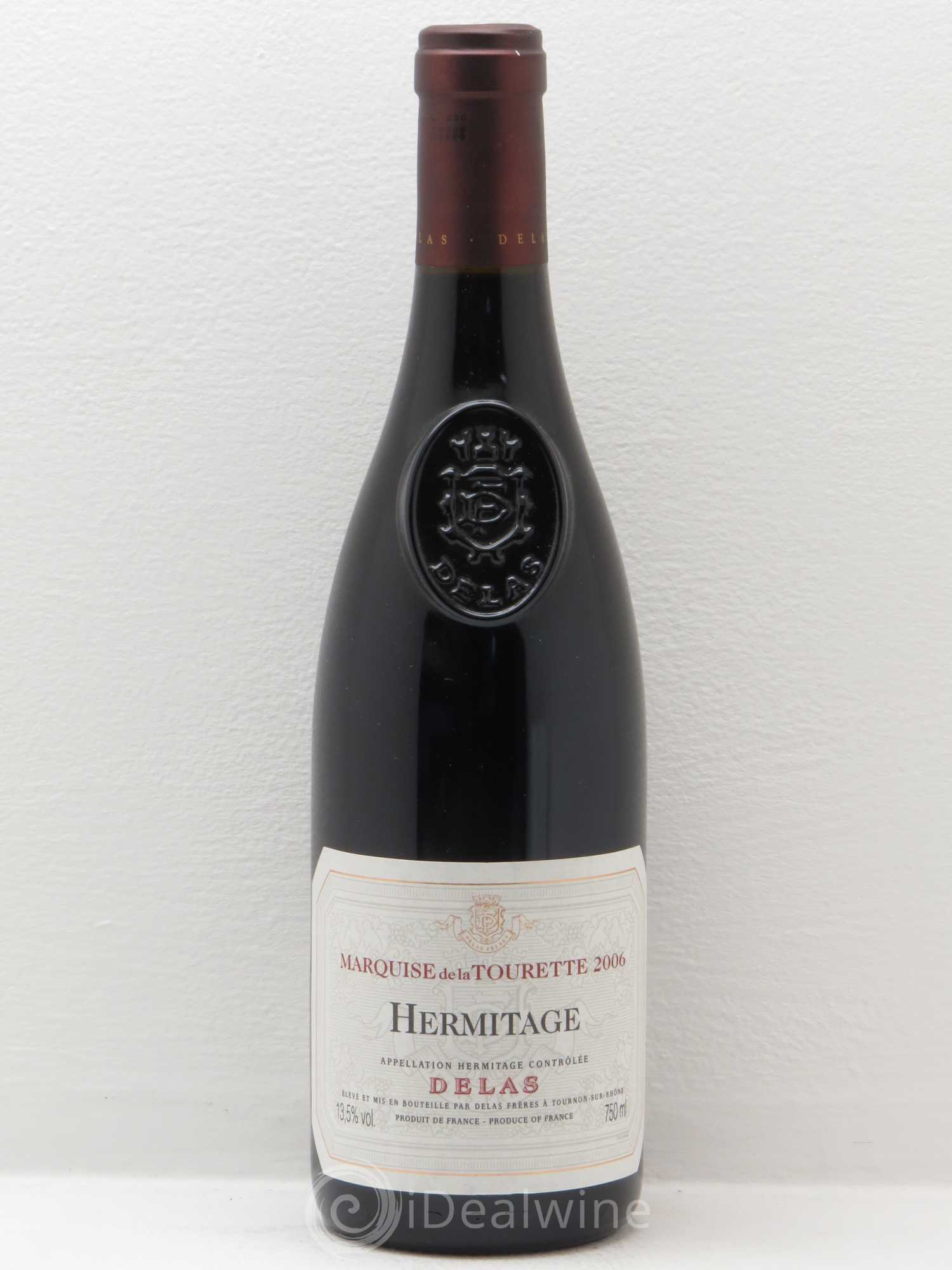 Hermitage Marquise de la Tourette Delas Frères 2006 - Lot de 1 bouteille - 0