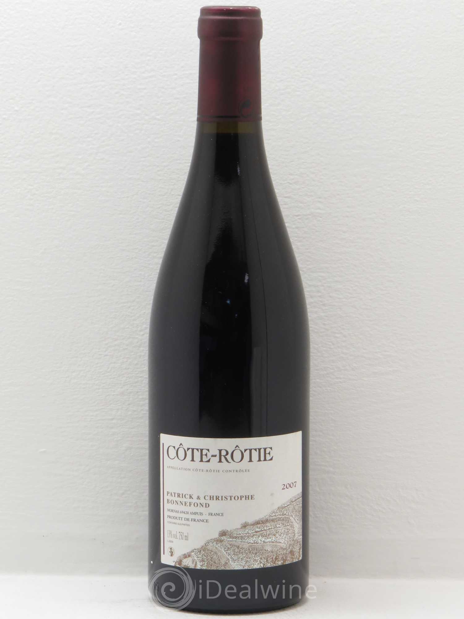 Côte-Rôtie Domaine Bonnefond 2007 - Posten von 1 Flasche - 0