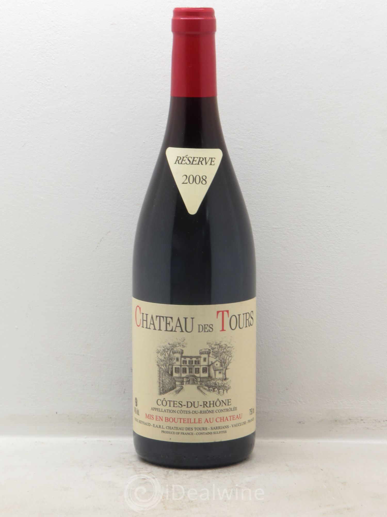 Côtes-du-Rhône Château des Tours Emmanuel Reynaud 2008 - Lot de 1 bouteille - 0