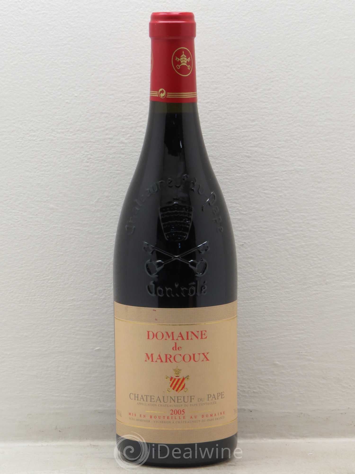 Châteauneuf-du-Pape Marcoux (Domaine de) 2005 - Lot de 1 bouteille - 0