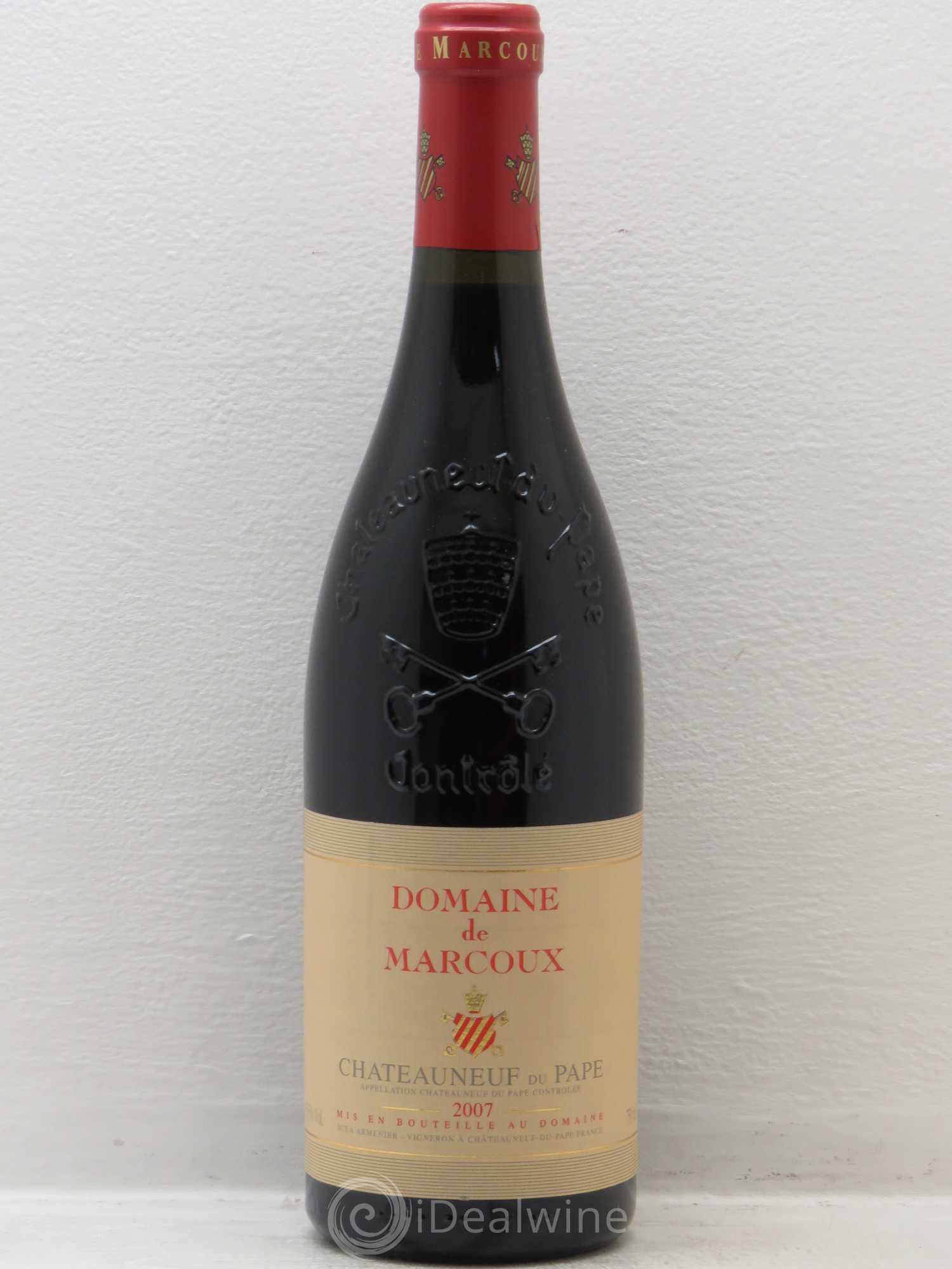 Châteauneuf-du-Pape Marcoux (Domaine de) 2007 - Lot de 1 bouteille - 0