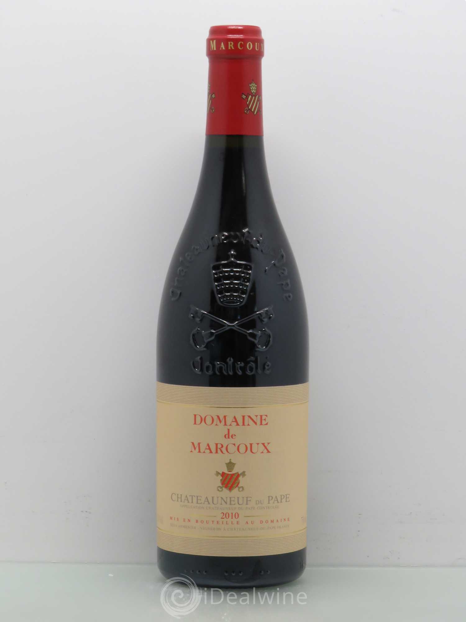 Châteauneuf-du-Pape Marcoux (Domaine de) 2010 - Lot de 1 bouteille - 0