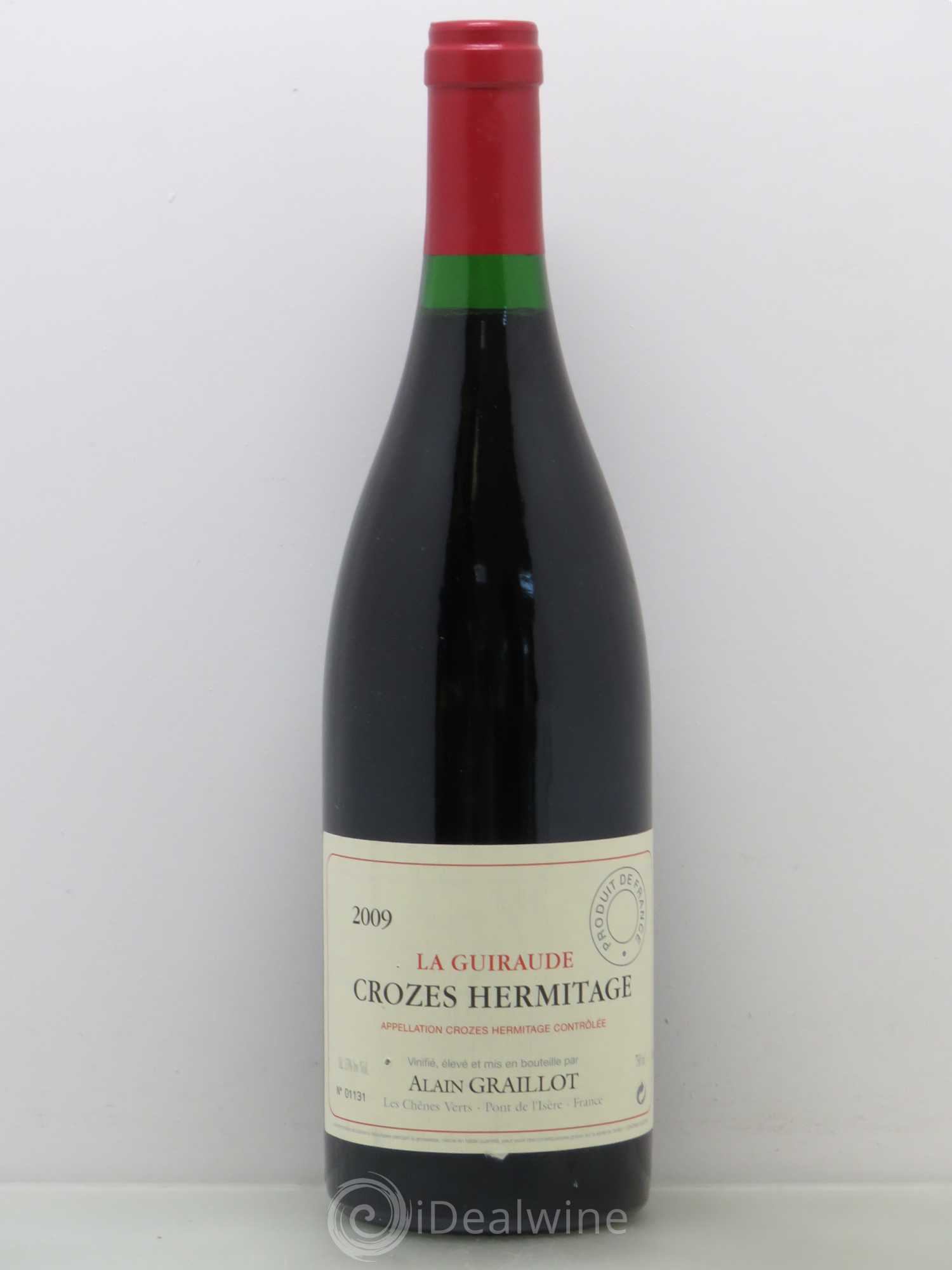 Crozes-Hermitage La Guiraude Domaine Graillot 2009 - Lot de 1 bouteille - 0