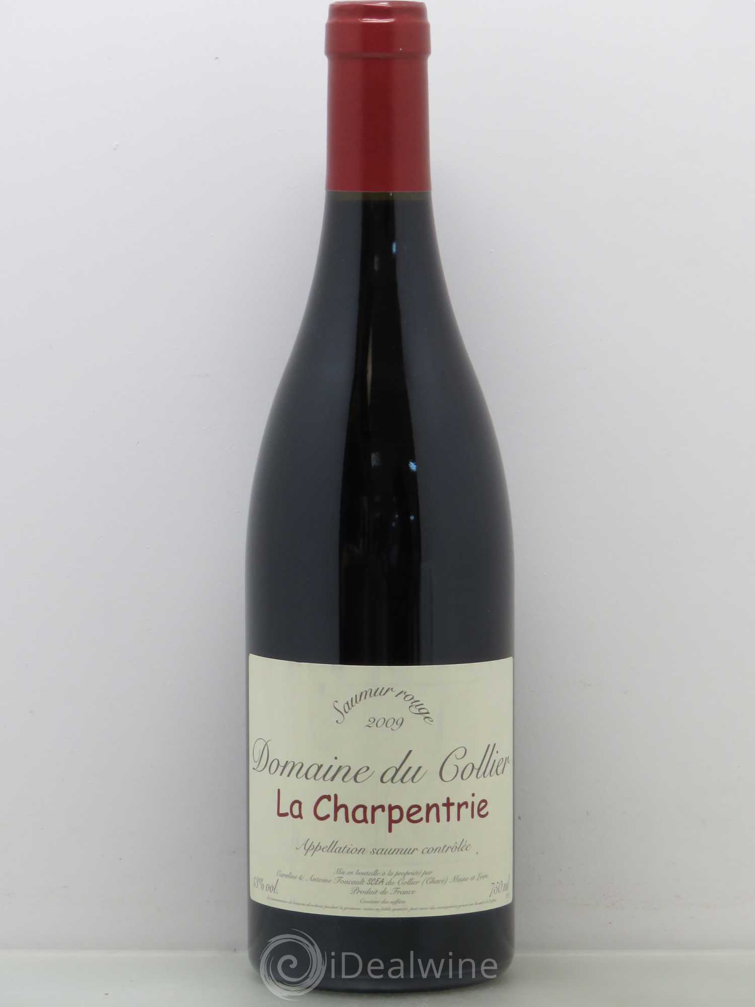 Saumur La Charpentrie Domaine du Collier 2009 - Lot de 1 bouteille - 0