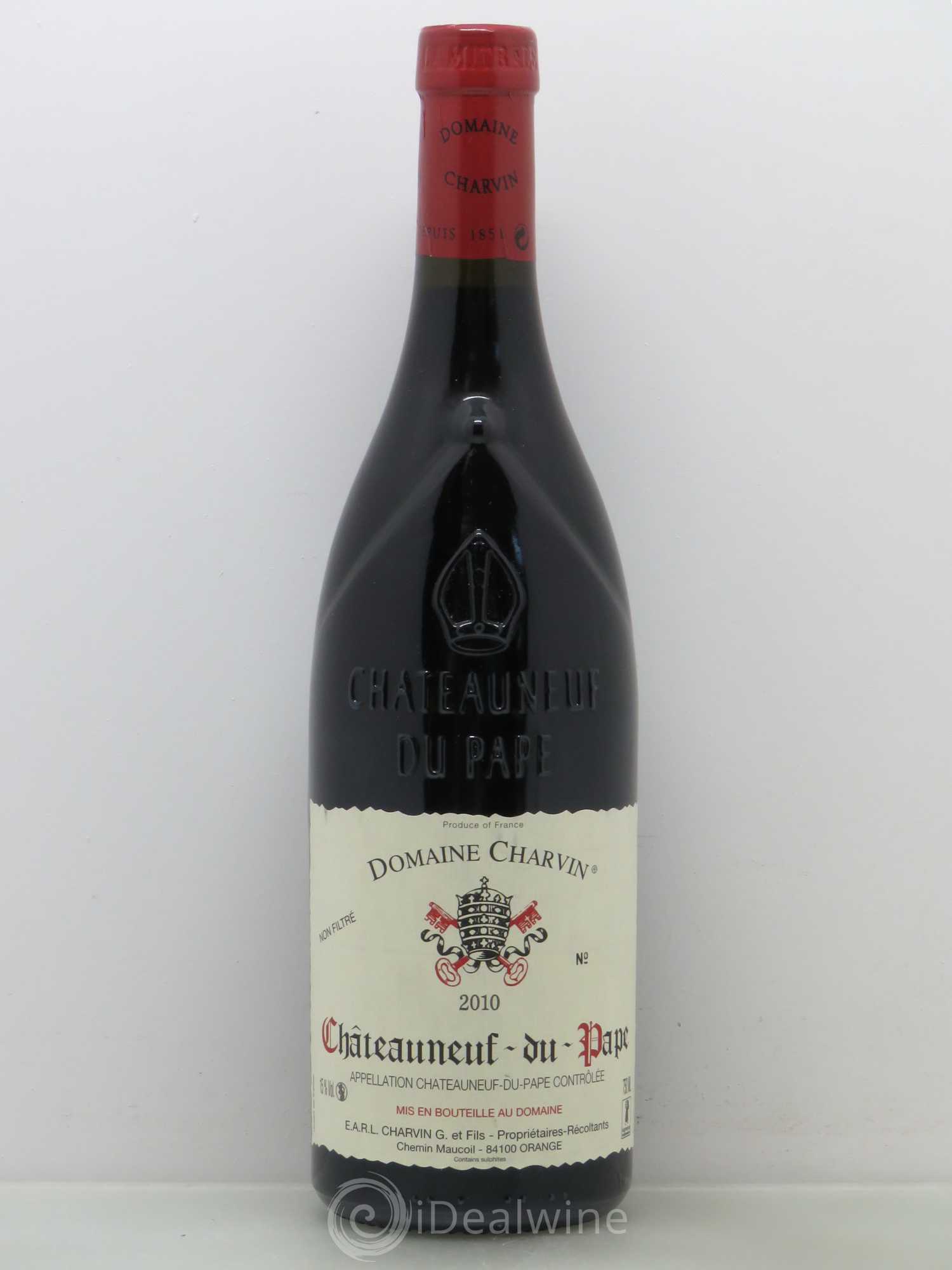 Châteauneuf-du-Pape Charvin (Domaine) (sans prix de réserve) 2010 - Lot de 1 bouteille - 0