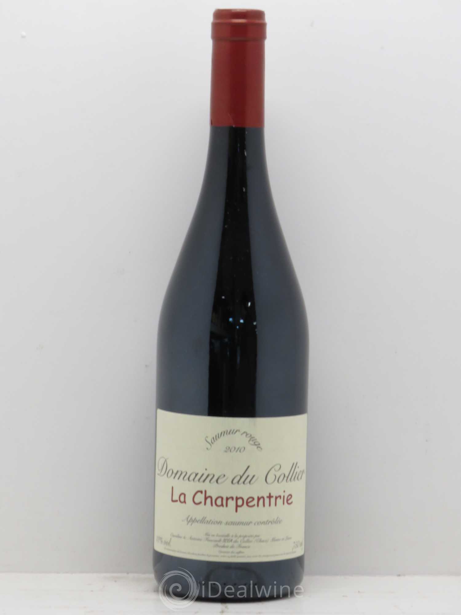Saumur La Charpentrie Domaine du Collier 2010 - Lot de 1 bouteille - 0