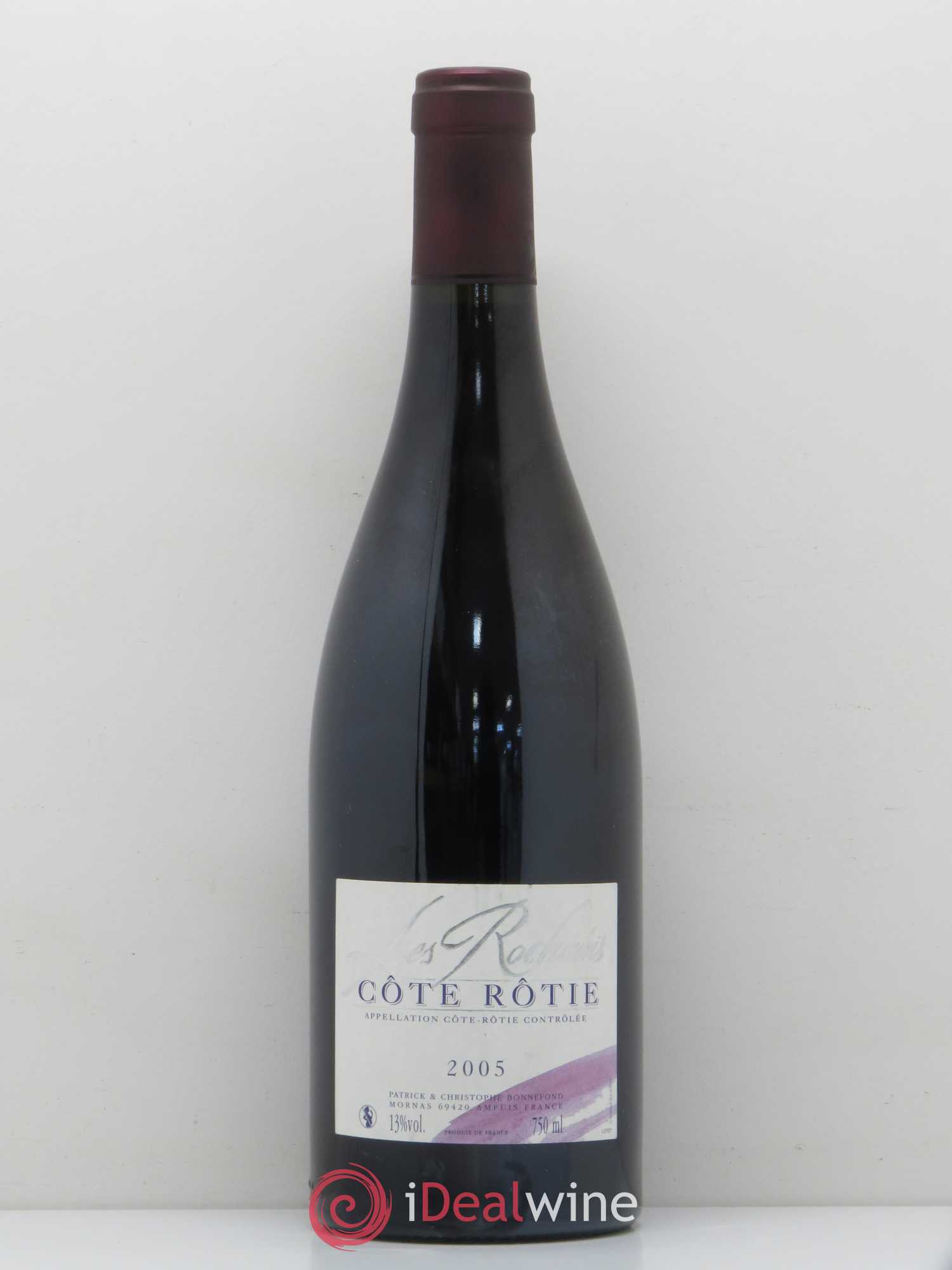Côte-Rôtie Les Rochains Domaine Bonnefond (sans prix de réserve) 2005 - Lot de 1 bouteille - 0