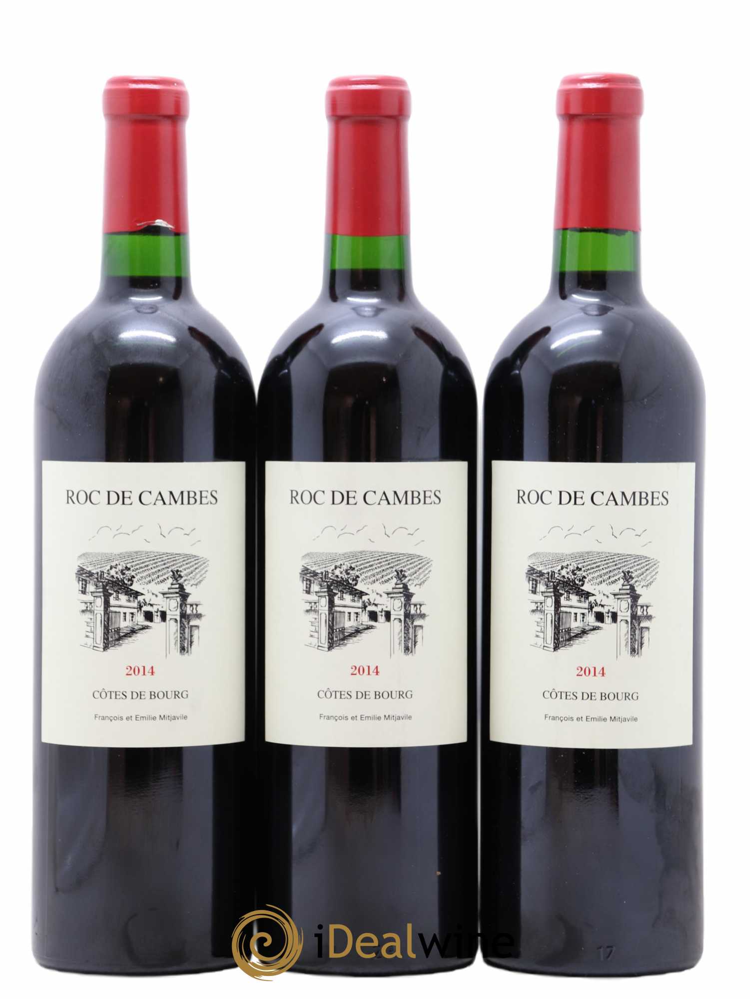 Roc de Cambes 2014 - Lot of 3 bottles - 0